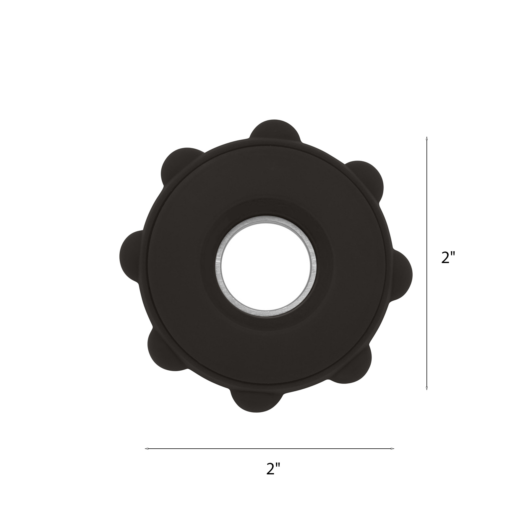 Push Pop Silicone Fidget Spinner For Desk Focus Breaks - Image 2