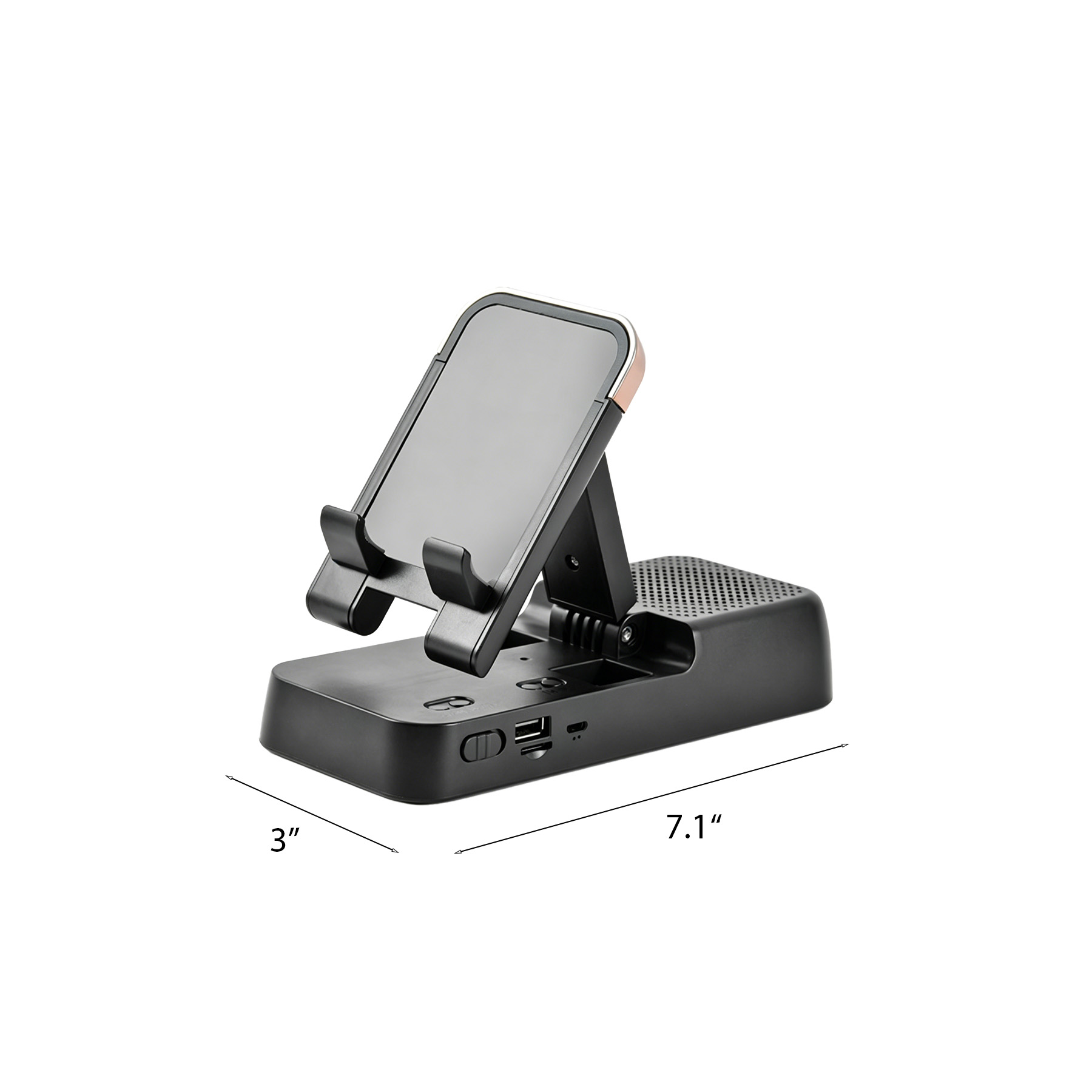 Bluetooth Speaker Phone Stand For Desk And Travel Use - Image 2