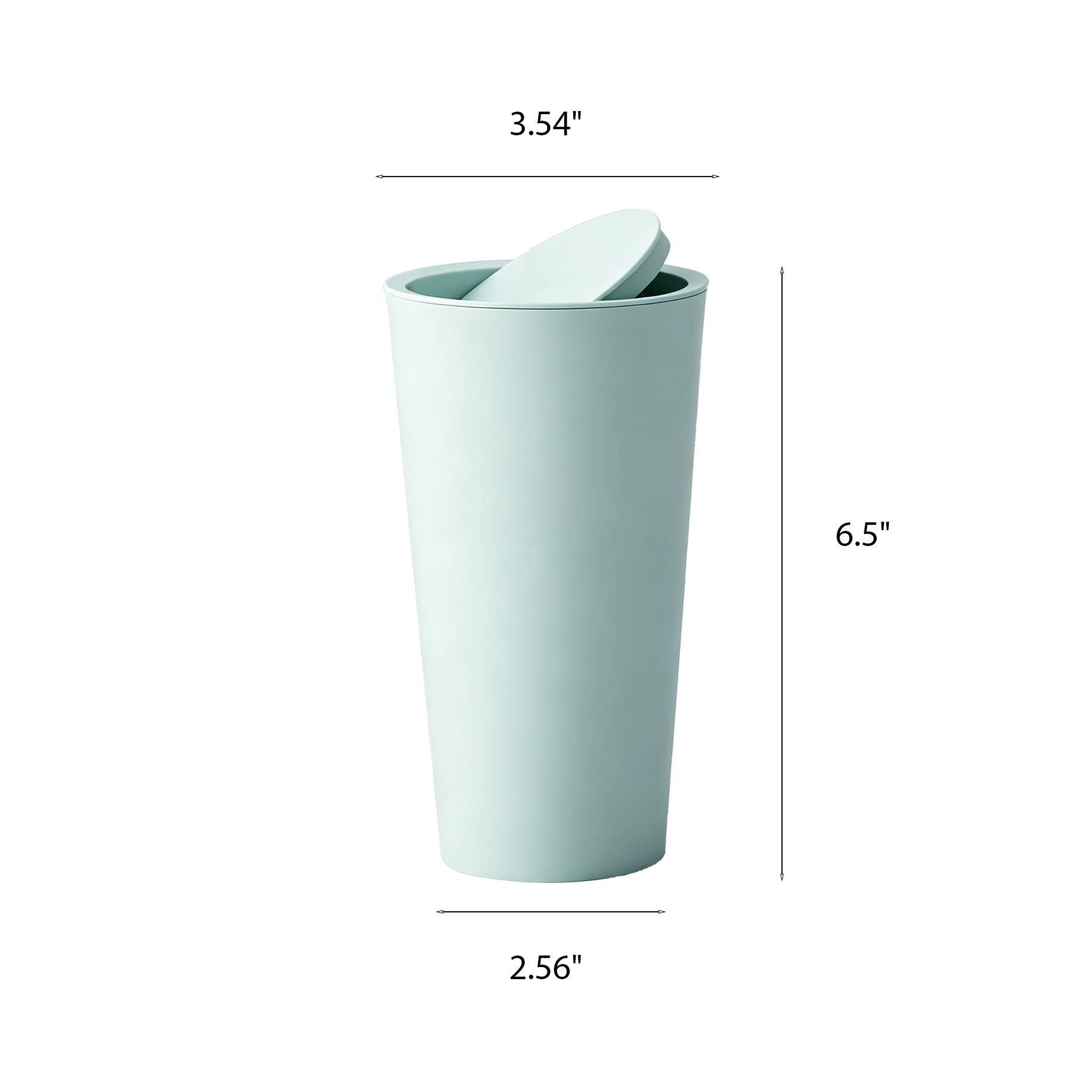 Mini Car Trash Can With Removable Lid For Auto Storage - Image 2