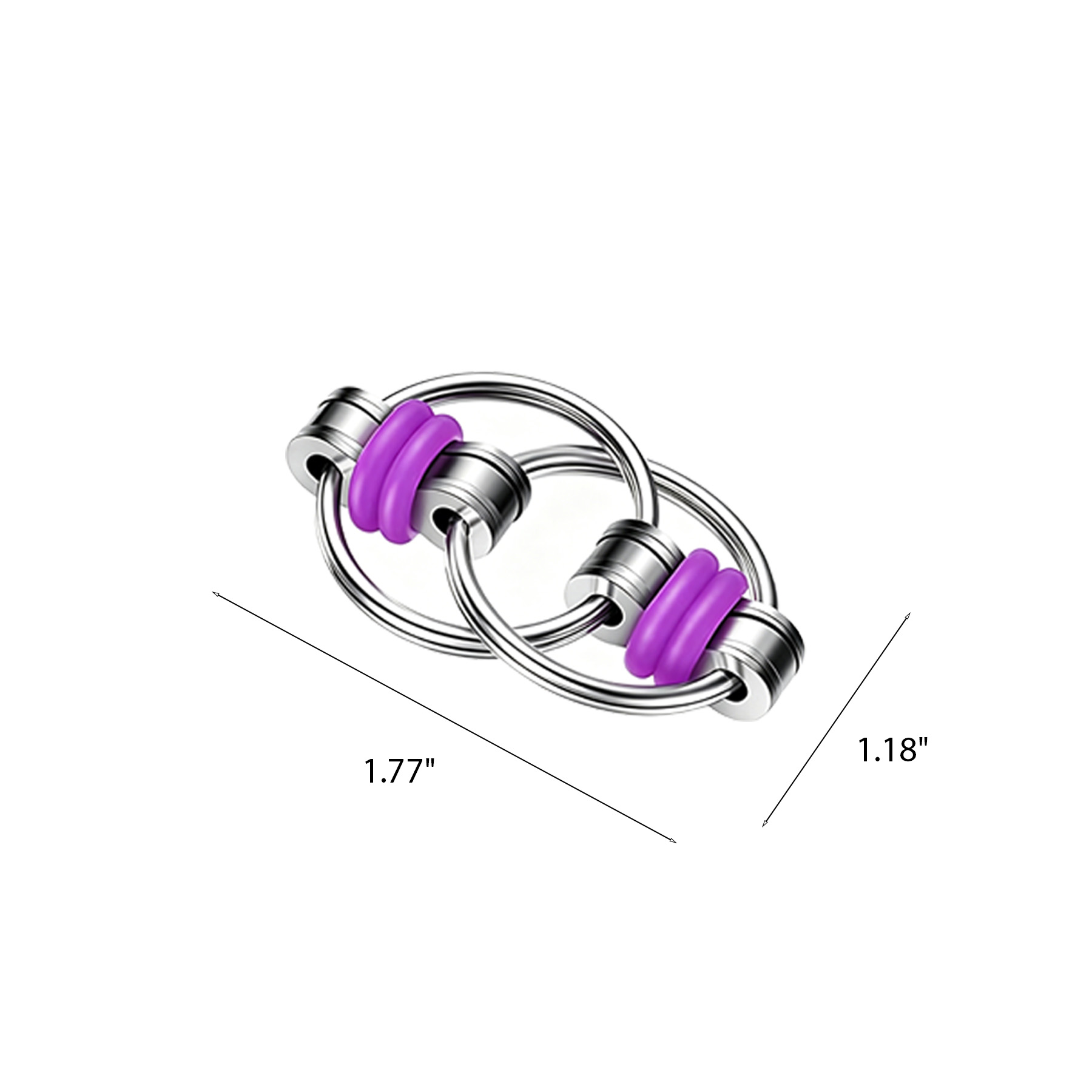 Quiet Chain Fidget Toy For Desk Travel Focus Breaks - Image 2
