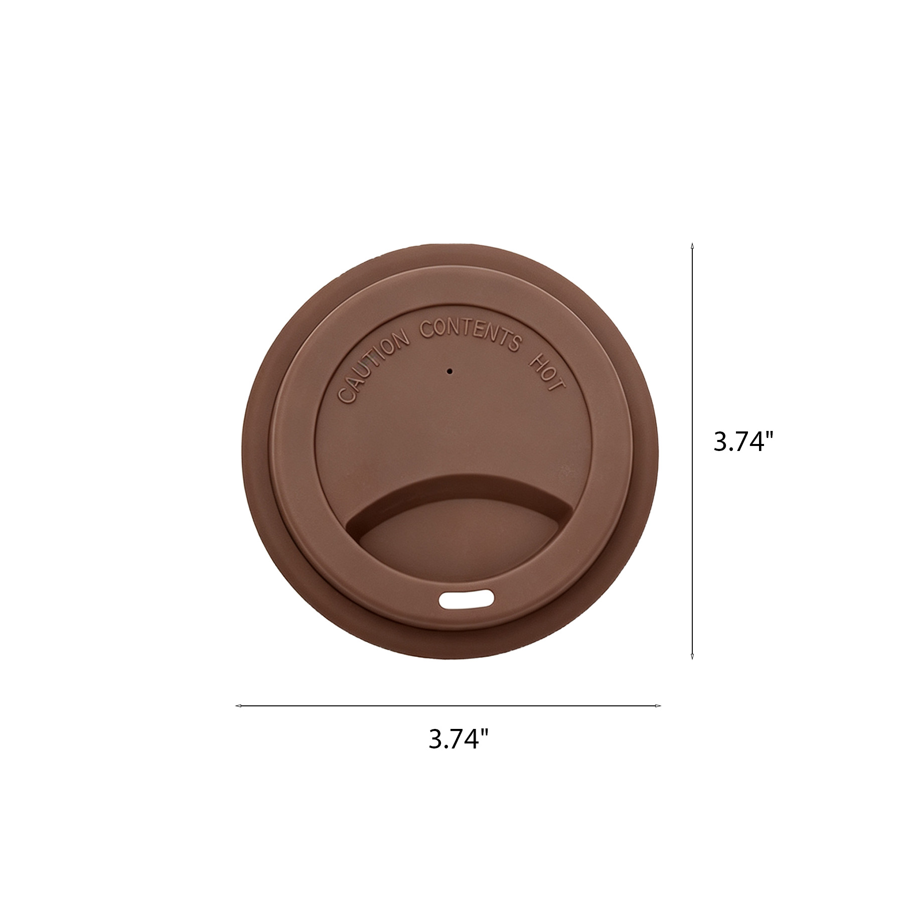 Reusable Silicone Cup Lid For Spill Resistant Drinking - Image 2