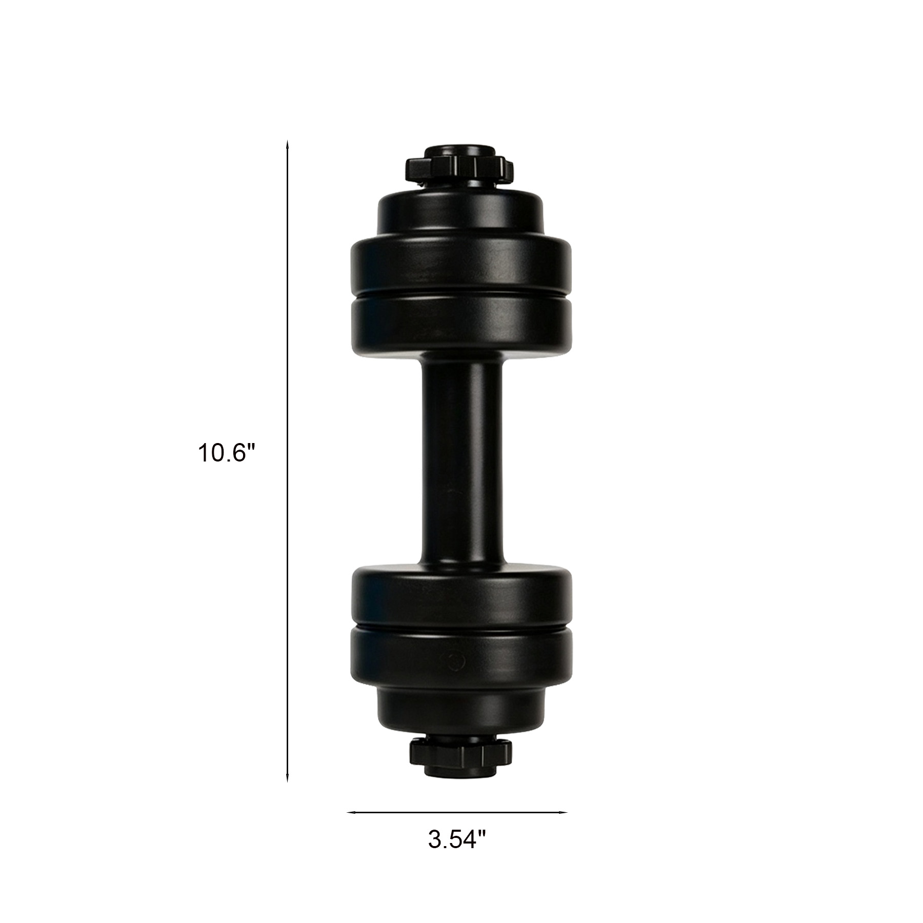 Reusable 28 Oz Dumbbell Shaped Sports Water Bottle - Image 2