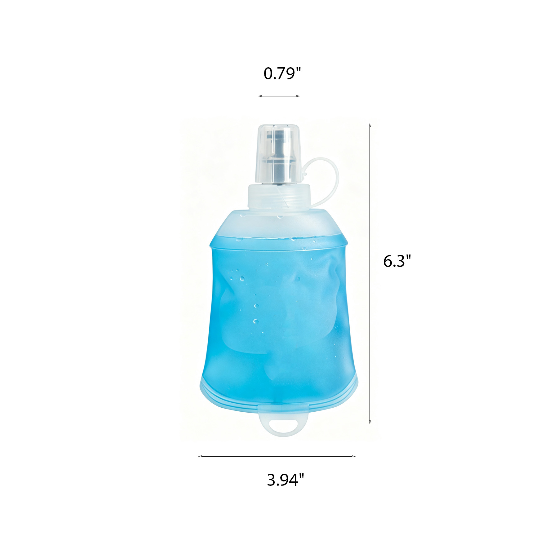 Collapsible 5 Oz Soft Flask Bottle For Trail Running - Image 2