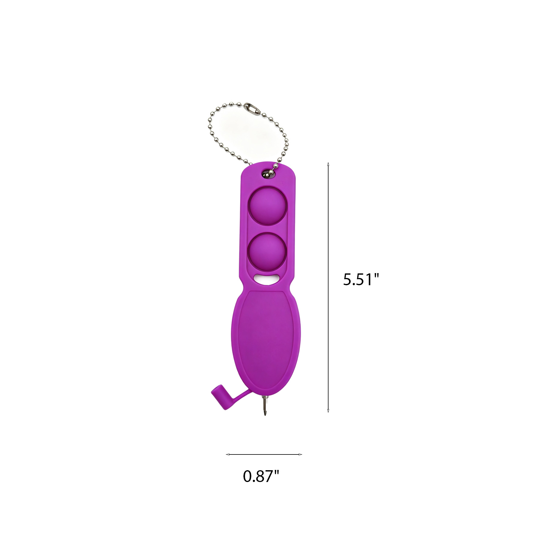 Carabiner Push Pop Fidget Pen For School And Work Kits - Image 2