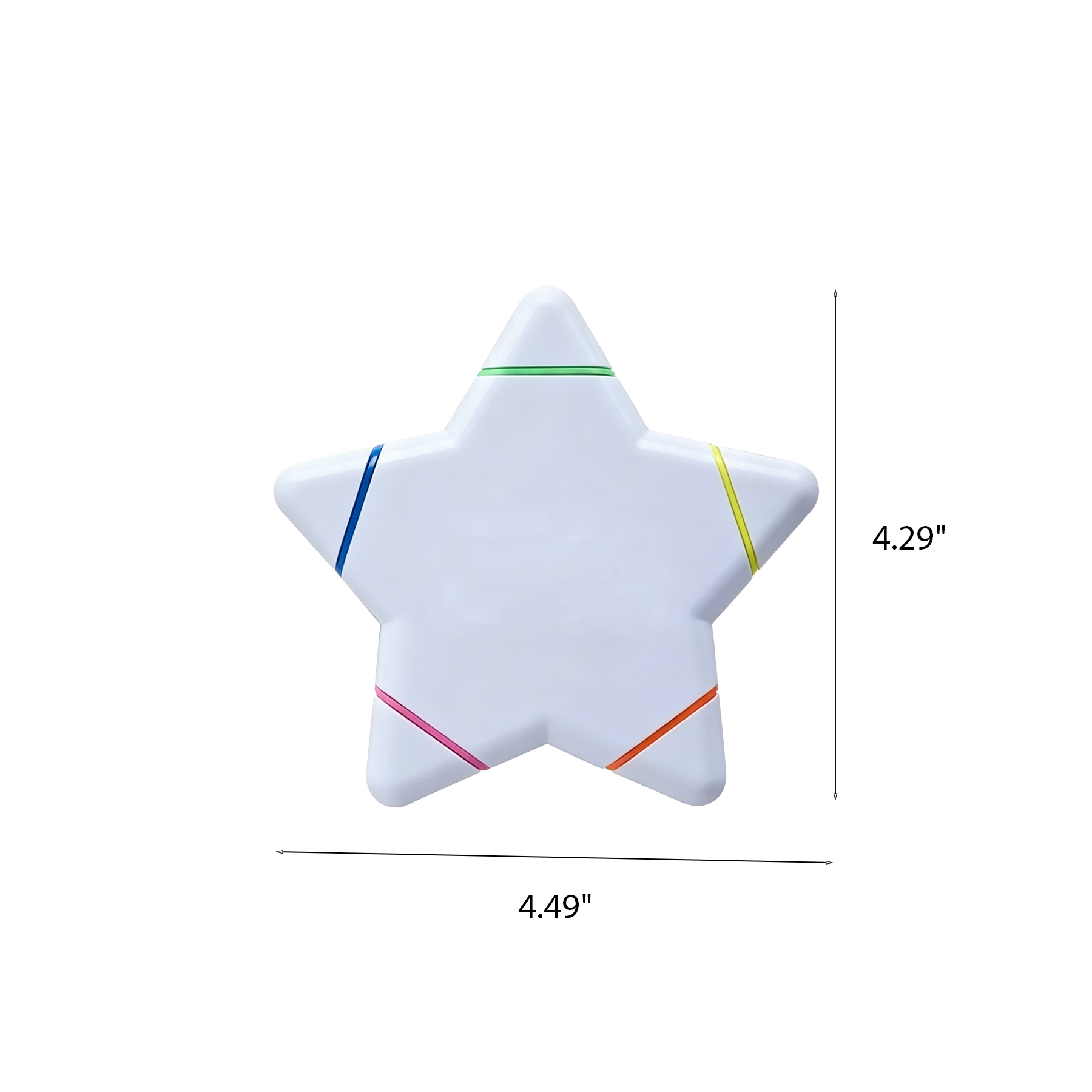 Star Shape Five Color Highlighter For School And Office - Image 2