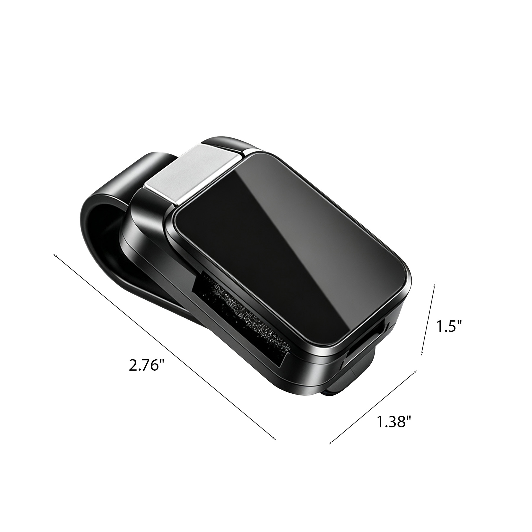 One Hand Car Visor Sunglass Holder Clip For Driving - Image 2
