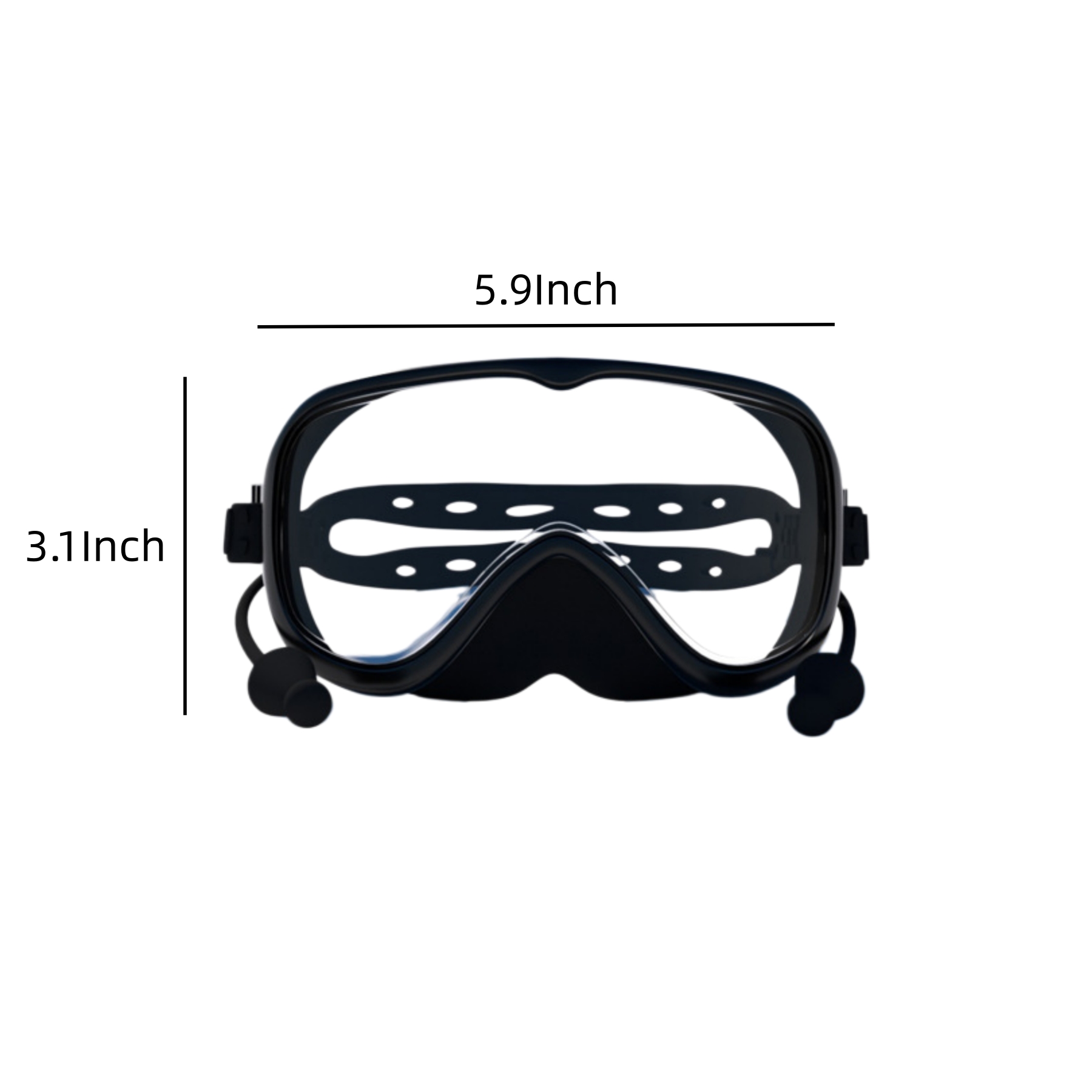 Large Frame Anti-Fog Waterproof Adult Swimming Goggles - Image 3