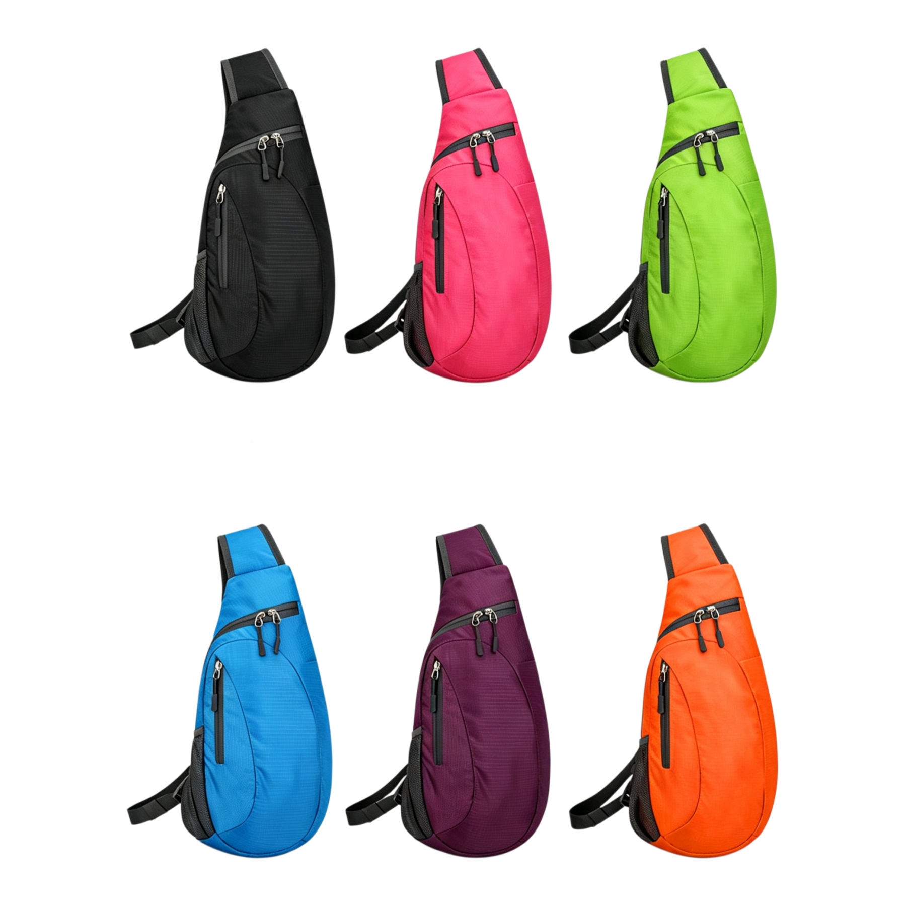 Foldable Crossbody Sling Backpack With Adjustable Strap - Image 3