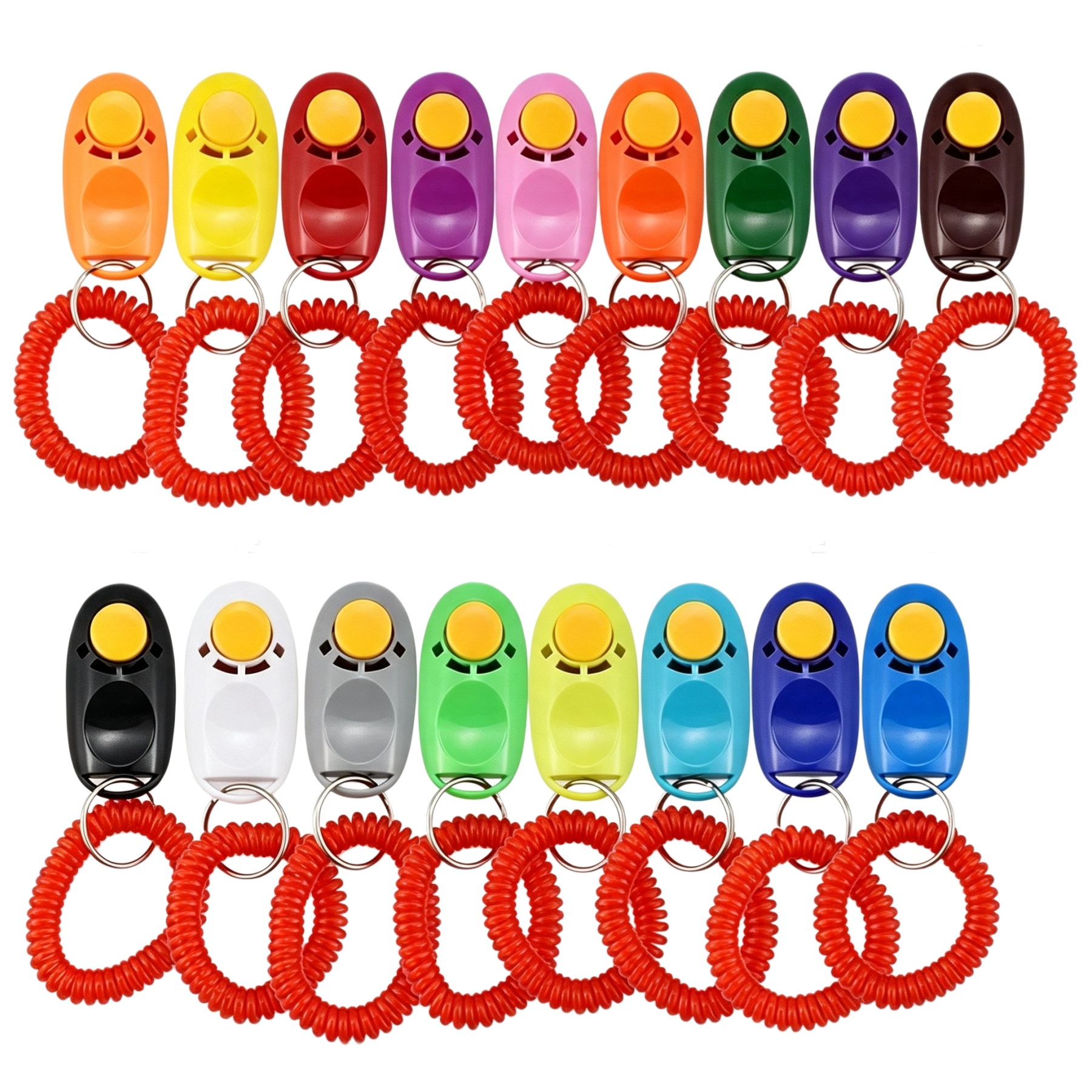 Portable Dog Training Clicker With Elastic Wrist Strap - Image 3