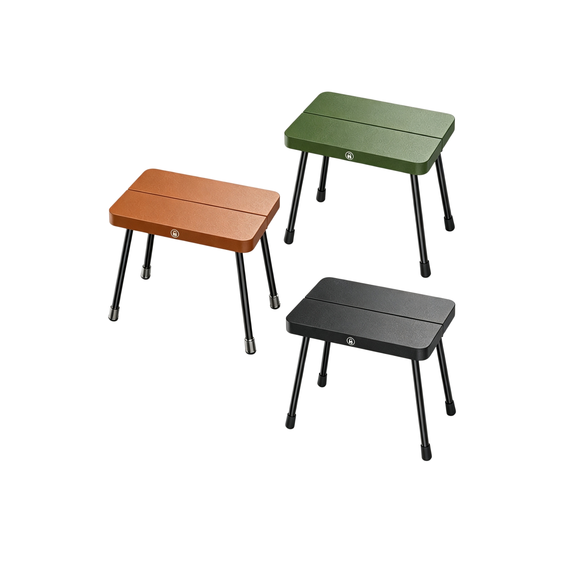 Portable Folding ABS Outdoor Stool With Aluminum Frame - Image 3