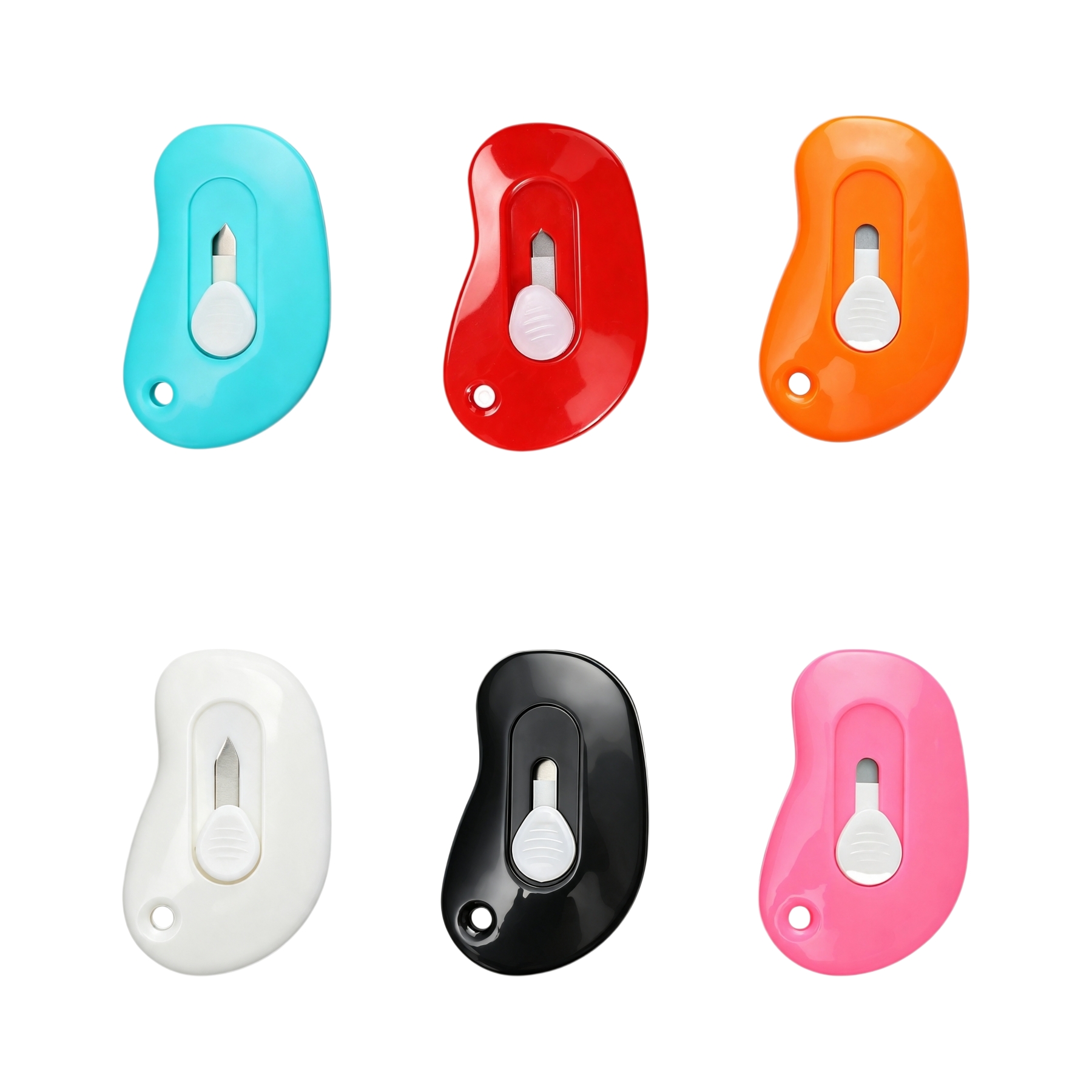Mini Retractable Paper Cutter With Keychain Carry Hole - Image 3