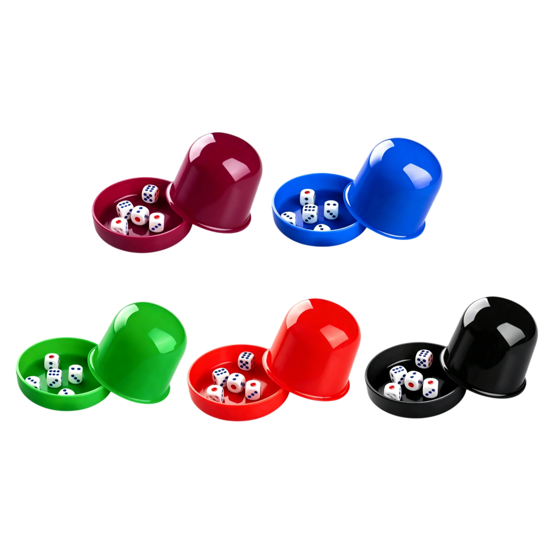 Portable Five-Dice Shaking Cup Set For Travel And Games - Image 3