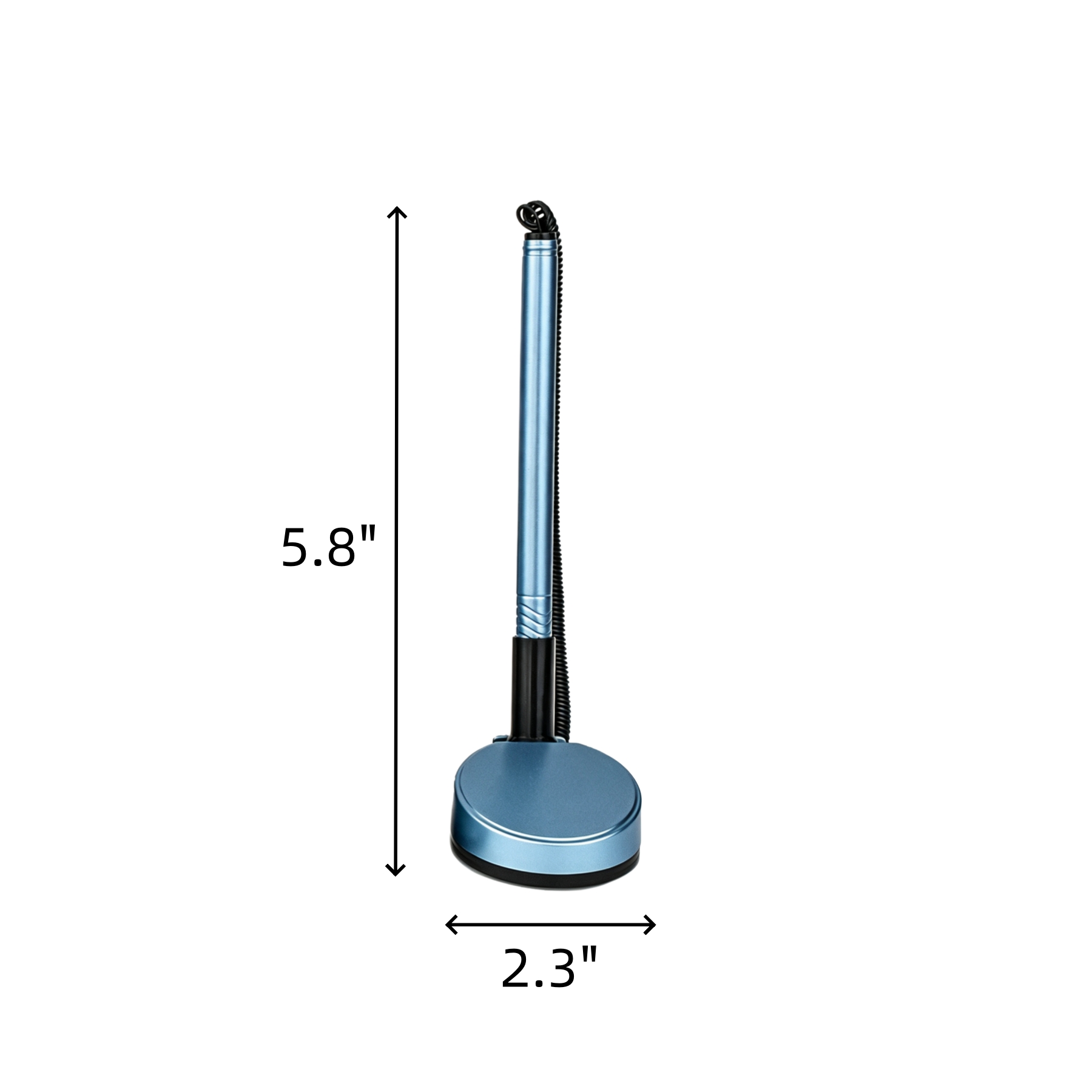 Desktop Counter Ballpoint Pen With Chain And Adhesive Base - Image 3
