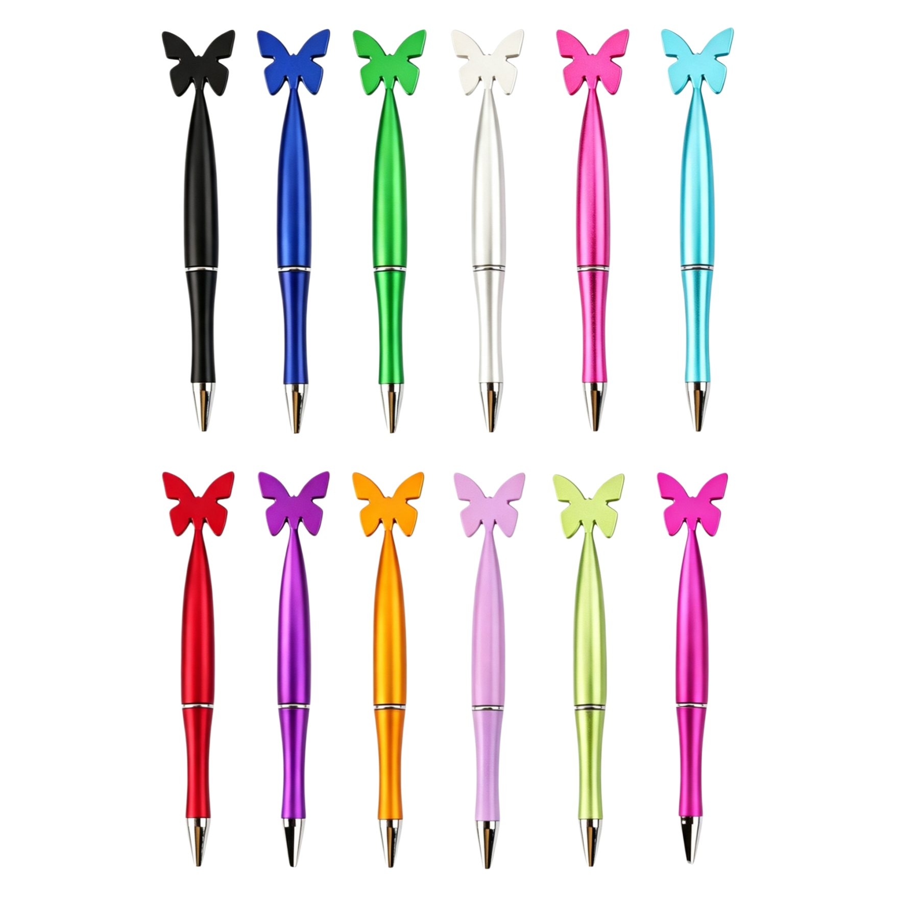 Butterfly-Shaped Plastic Ballpoint Pen For School Events - Image 3