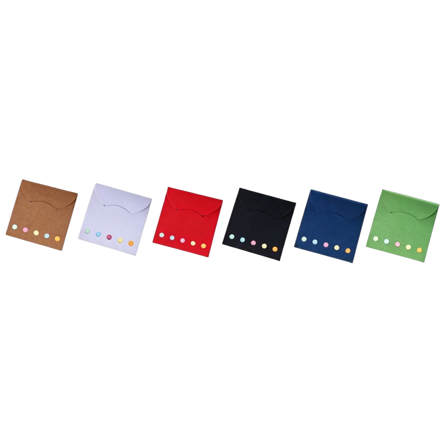 Compact Sticky Note Pack With Neon Page Flags For Office - Image 3