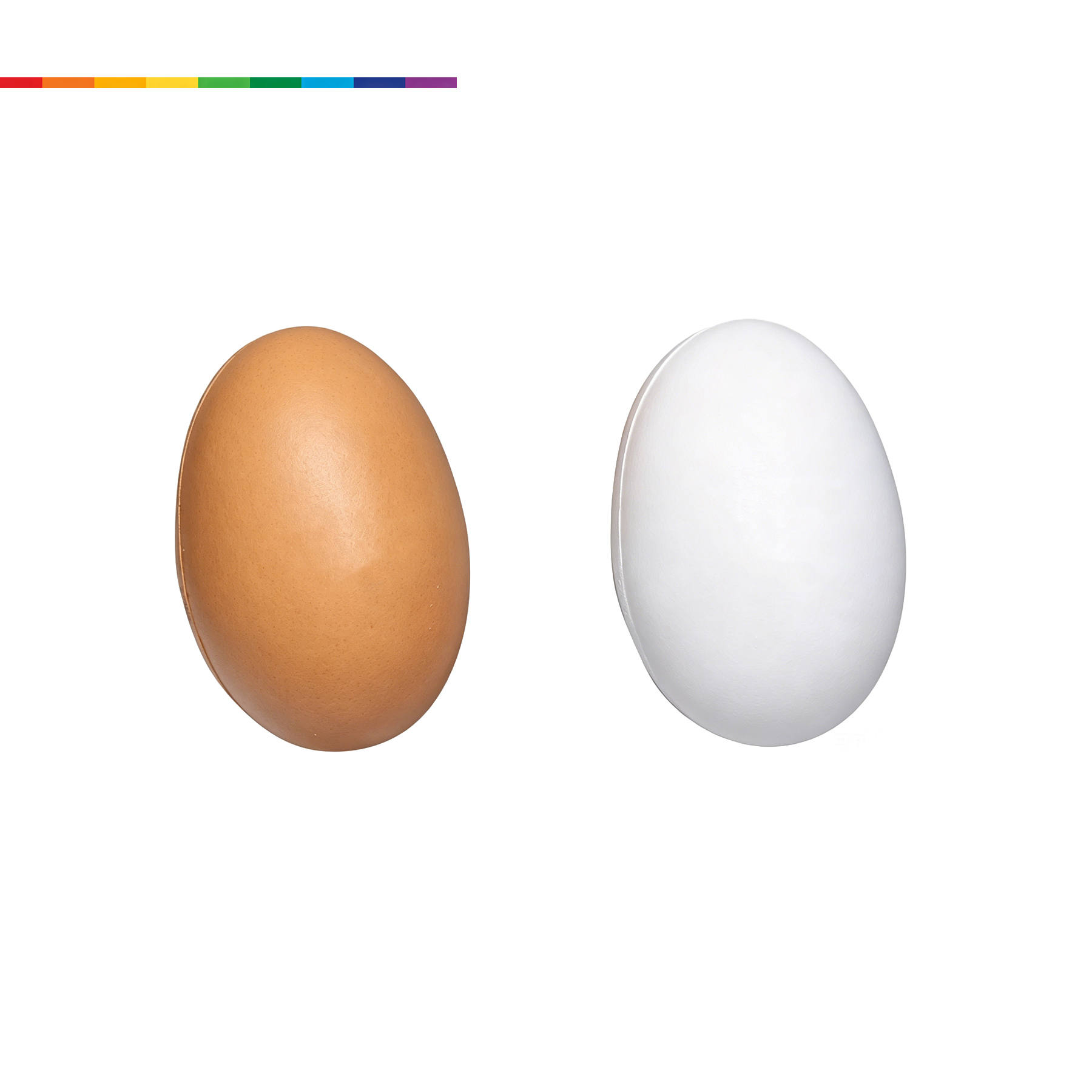 Smooth Egg Shape PU Foam Stress Reliever For Food Events - Image 3