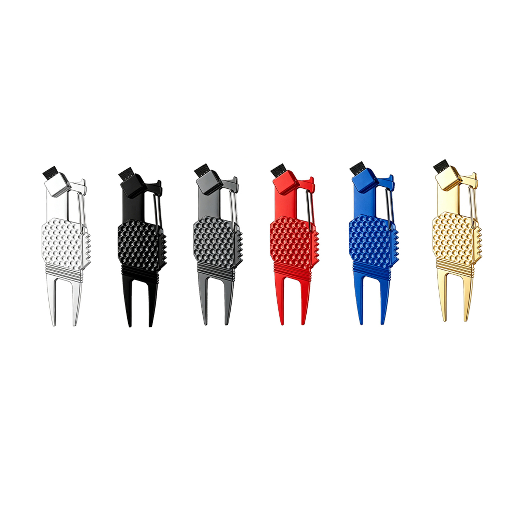 Golf Divot Repair Tool With Bottle Opener And Clip - Image 3