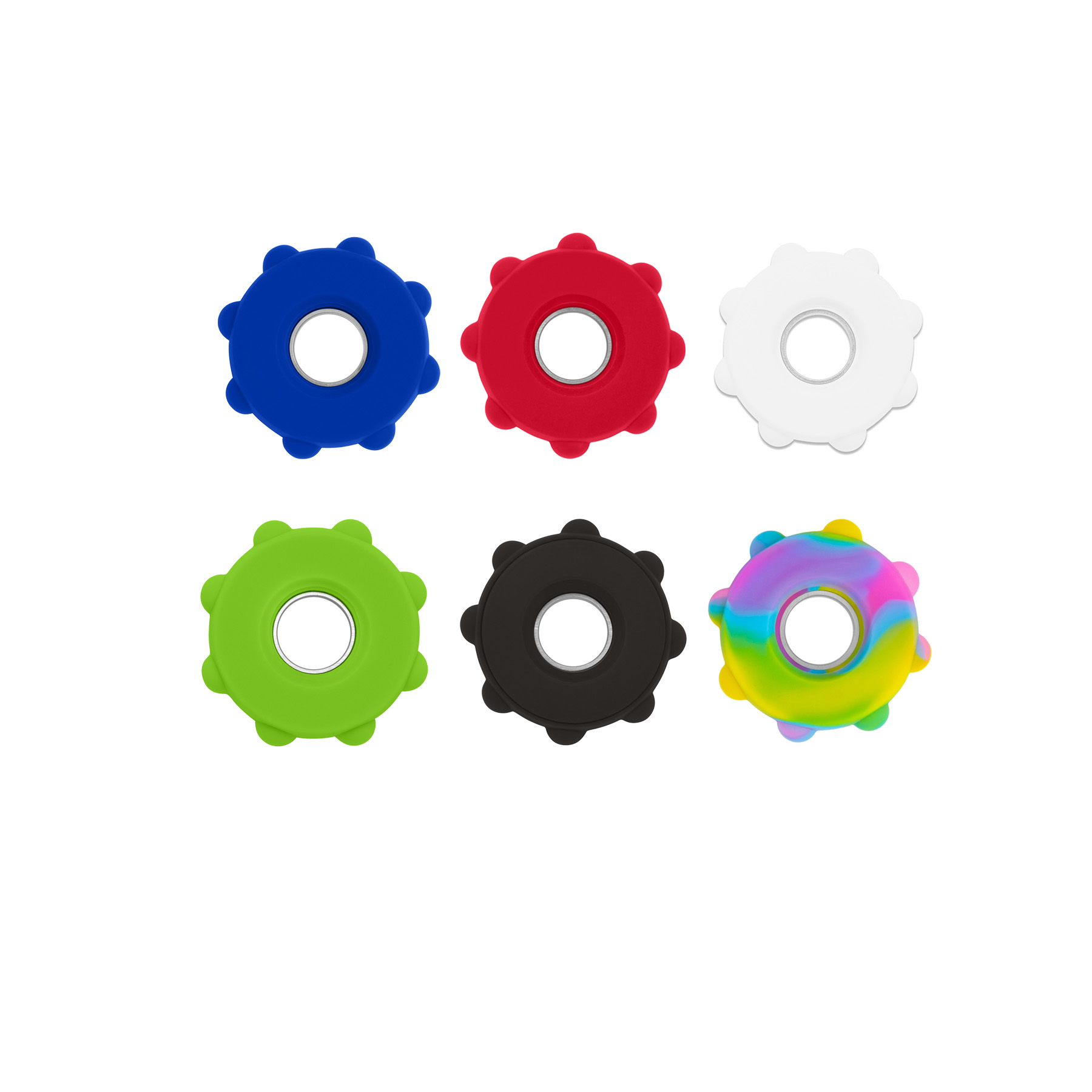 Push Pop Silicone Fidget Spinner For Desk Focus Breaks - Image 3
