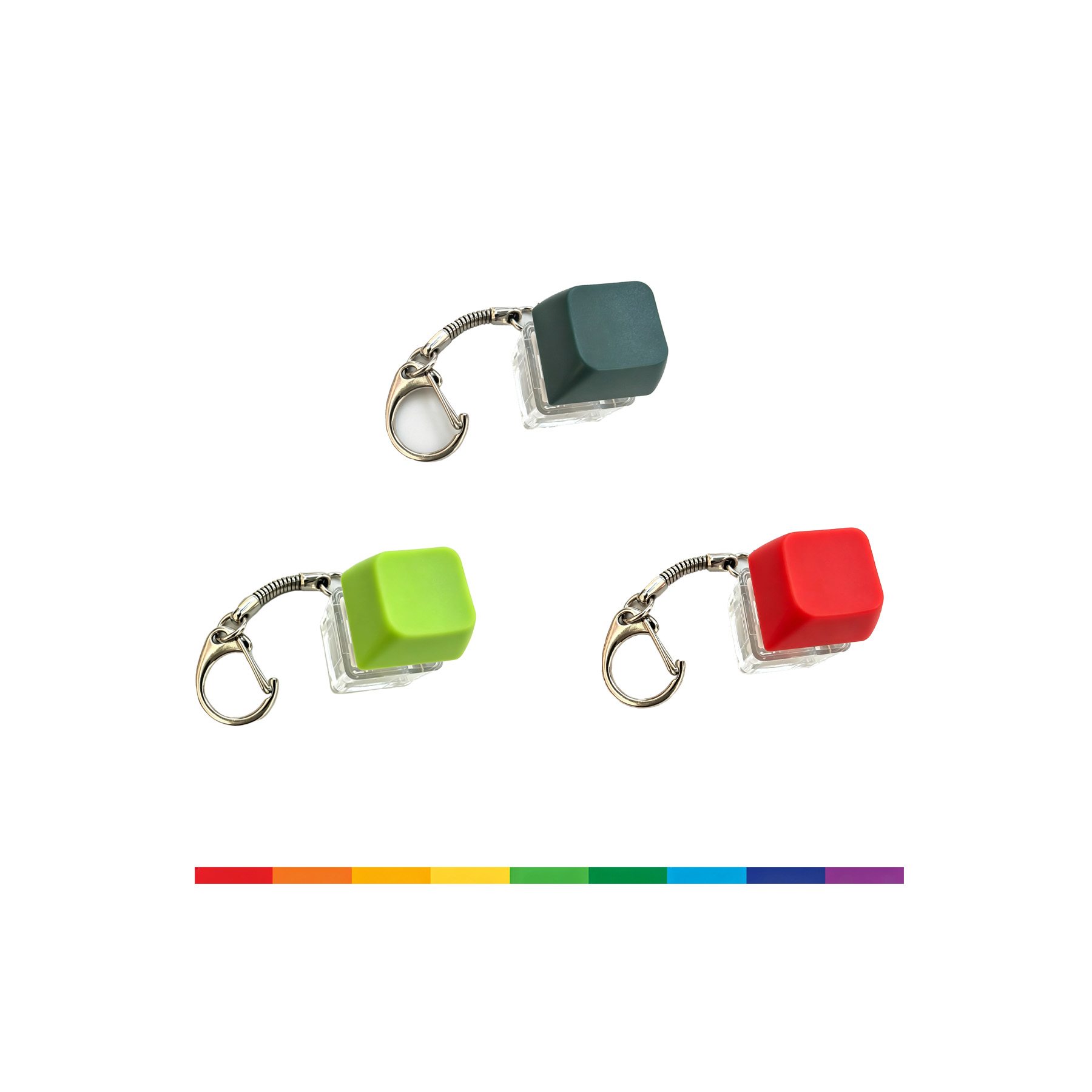 Keyboard Keycap Fidget Keychain For Pocket Stress Relief - Image 3