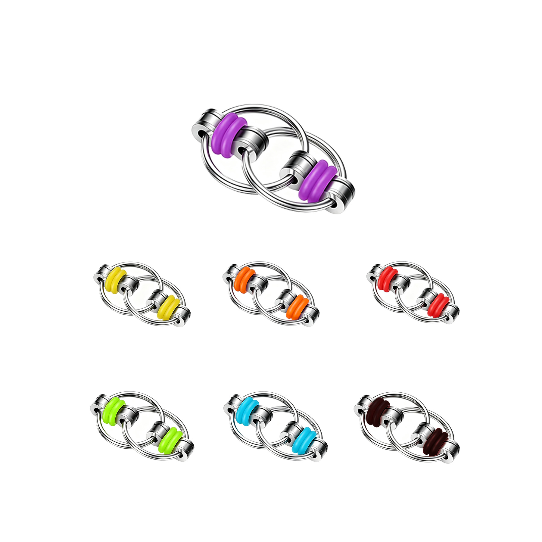 Quiet Chain Fidget Toy For Desk Travel Focus Breaks - Image 3