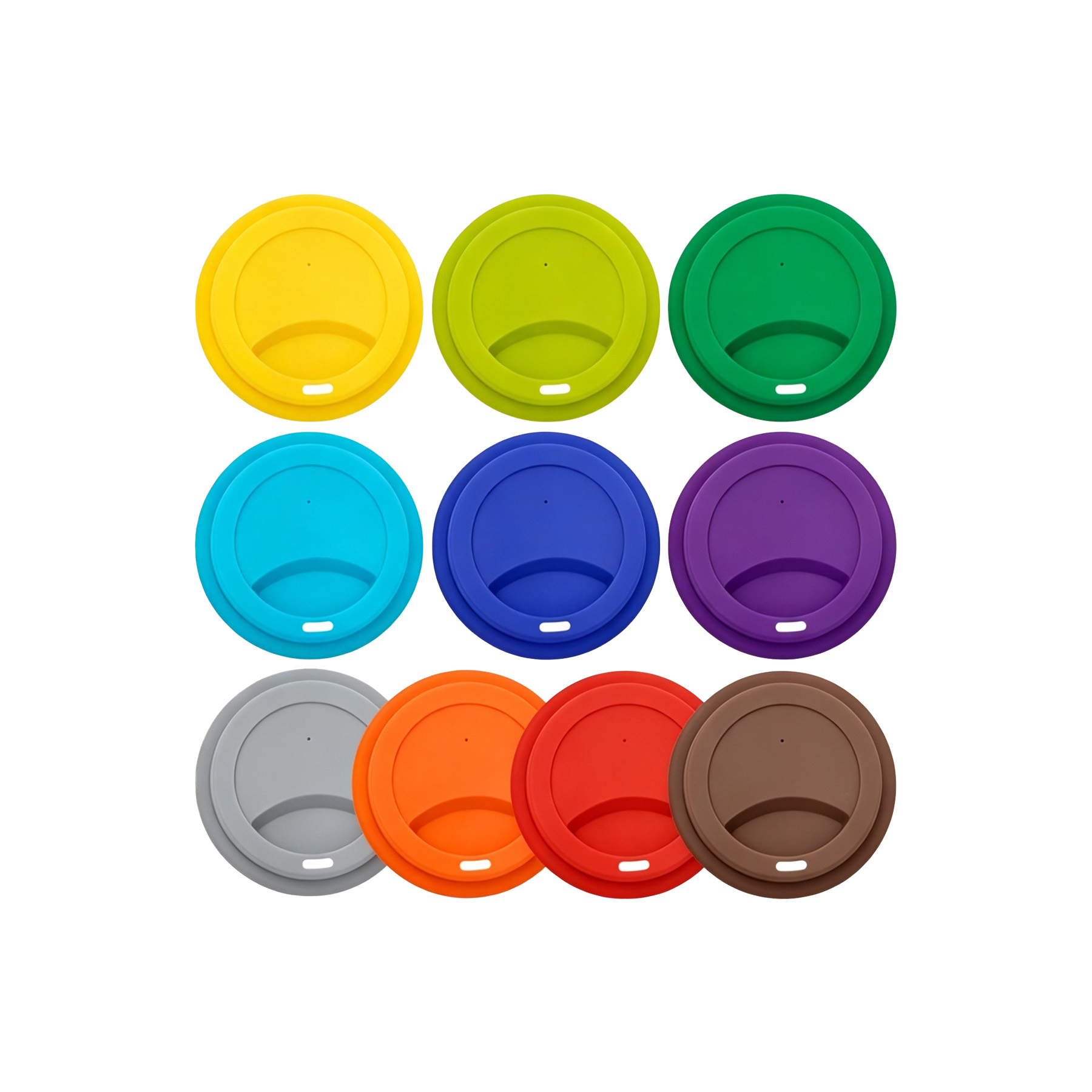 Reusable Silicone Cup Lid For Spill Resistant Drinking - Image 3