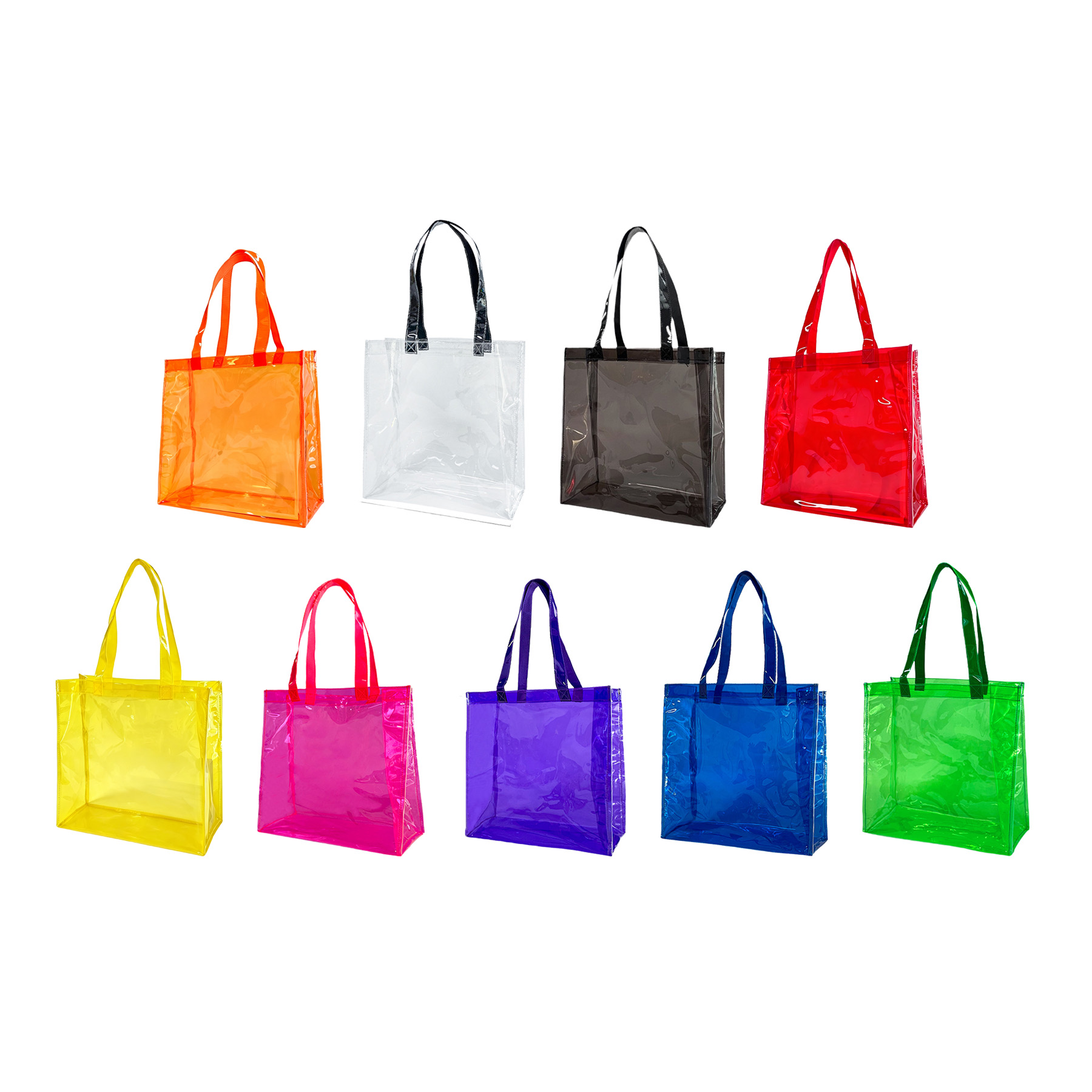 Clear PVC Shoulder Tote Bag For Stadium And Events - Image 3