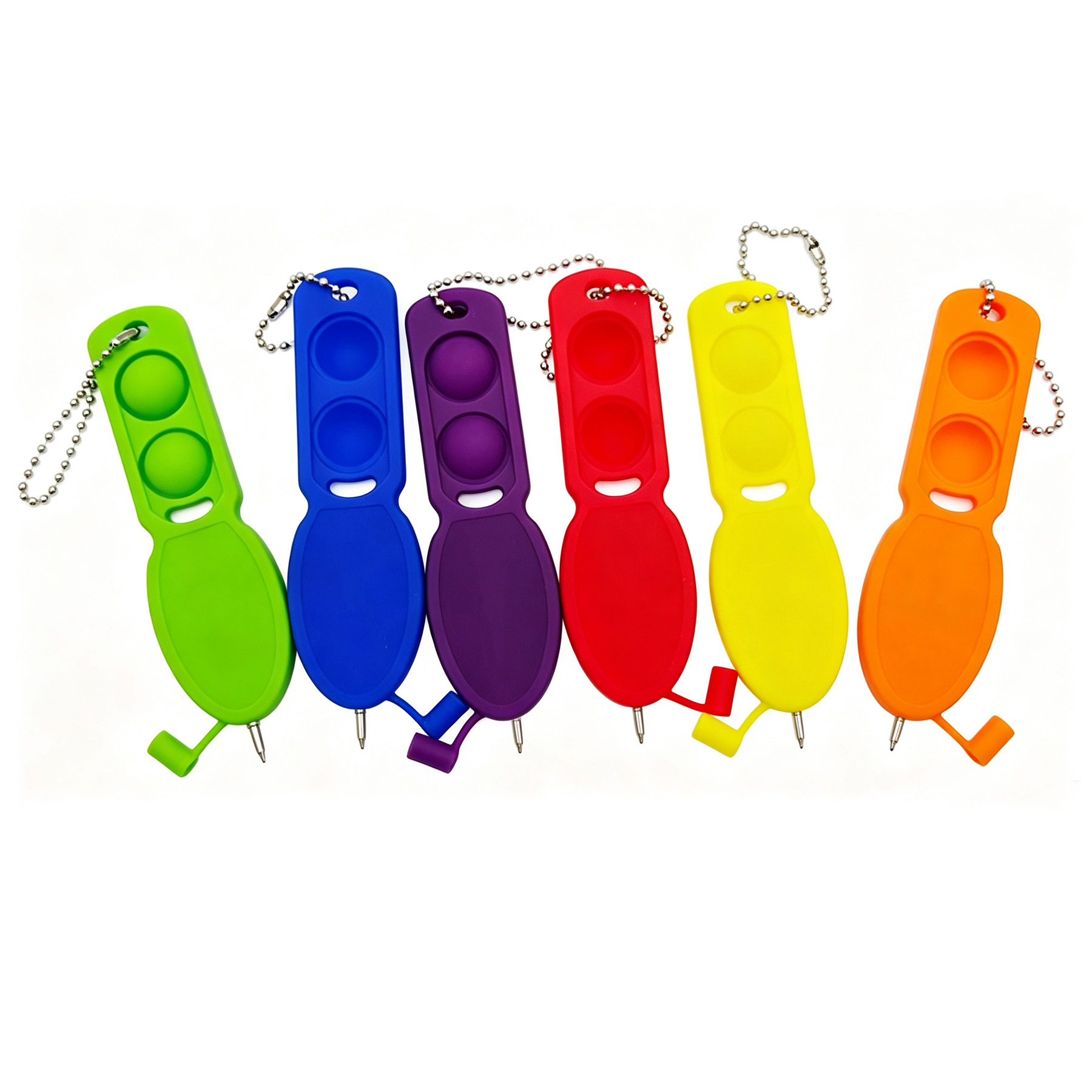 Carabiner Push Pop Fidget Pen For School And Work Kits - Image 3