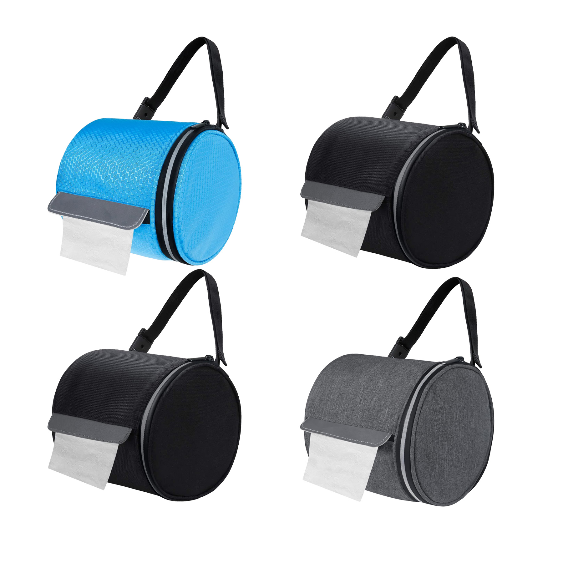 Portable Waterproof Hanging Toilet Paper Holder With Strap - Image 3
