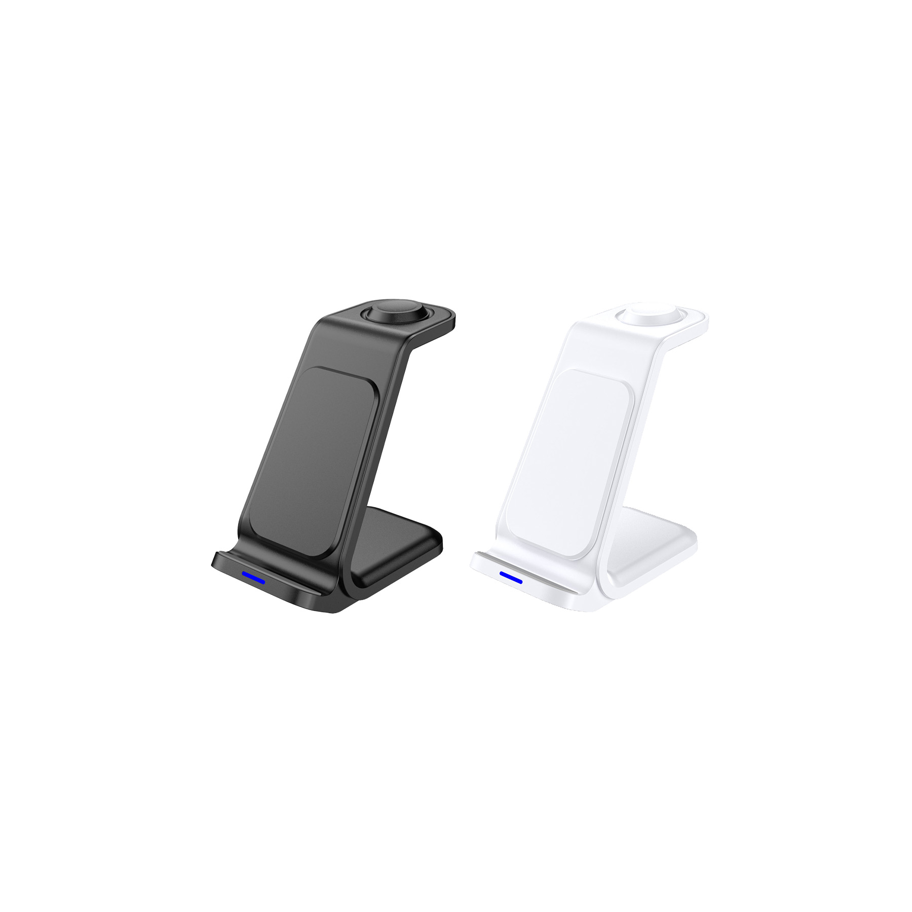 Three In One 15W Wireless Charging Station For Desks - Image 3