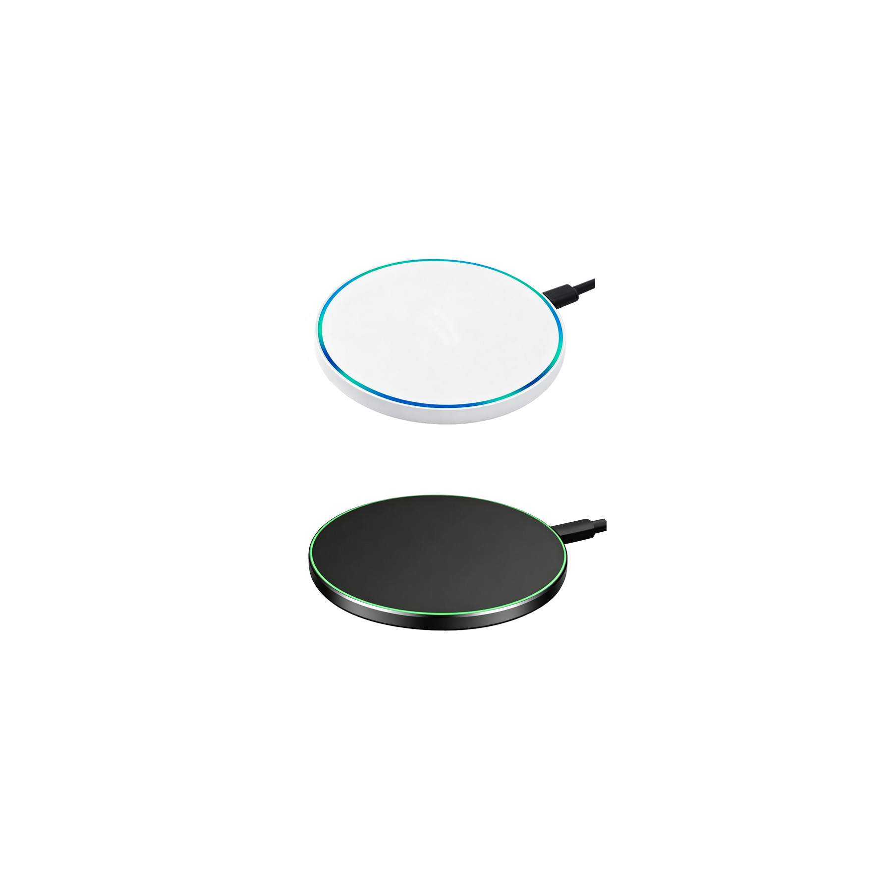 Slim 15W Fast Wireless Charging Pad For Office Desks - Image 3