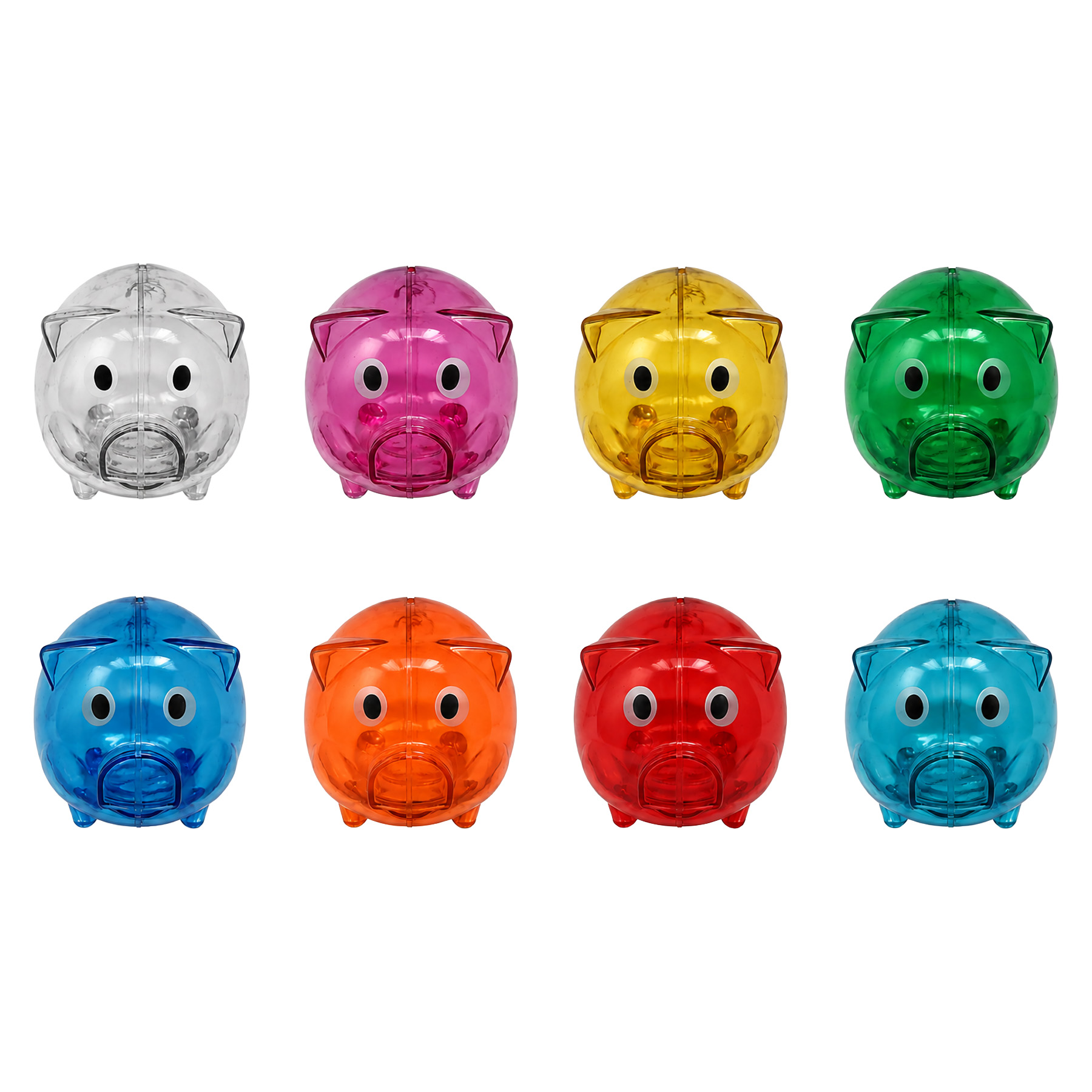 Plastic Piggy Bank With Twist Plug For Kids Savings - Image 3