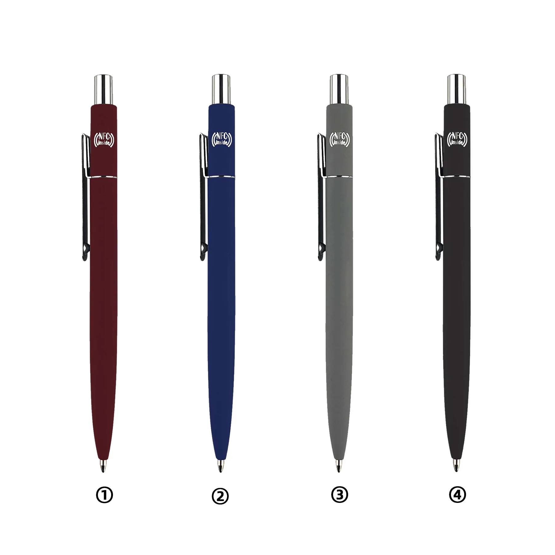 Sleek Aluminum Smart Gel Pen with Built-in NFC - Image 2