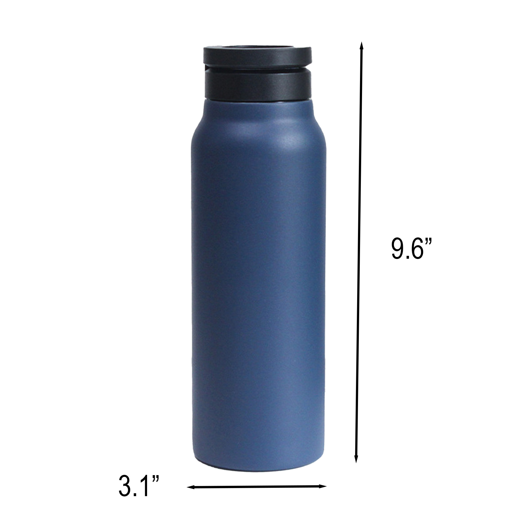 24 Oz Insulated Water Bottle With Magnetic Phone Mount - Image 2