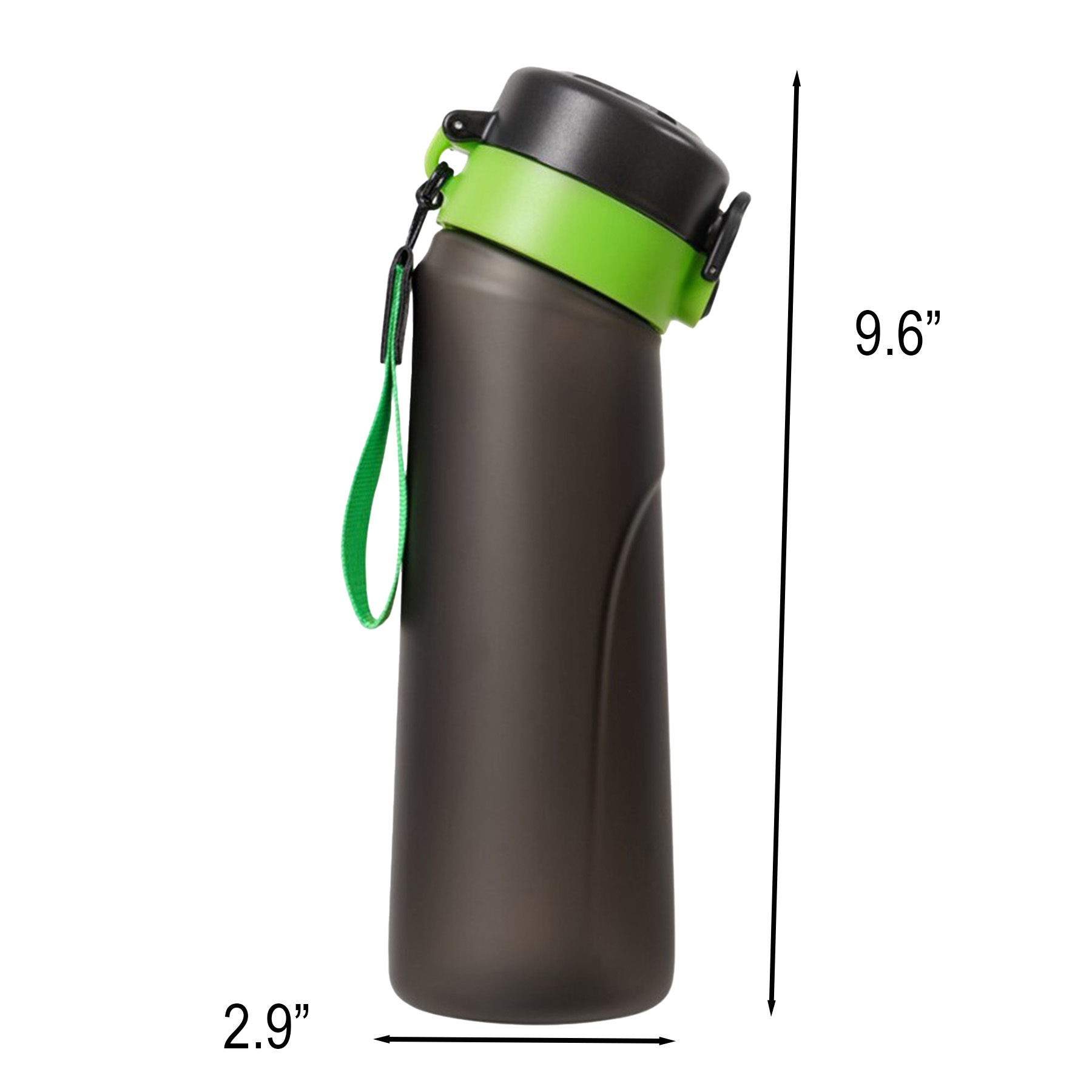 750 Ml Sports Water Bottle With Flavor Pods And Straw - Image 2