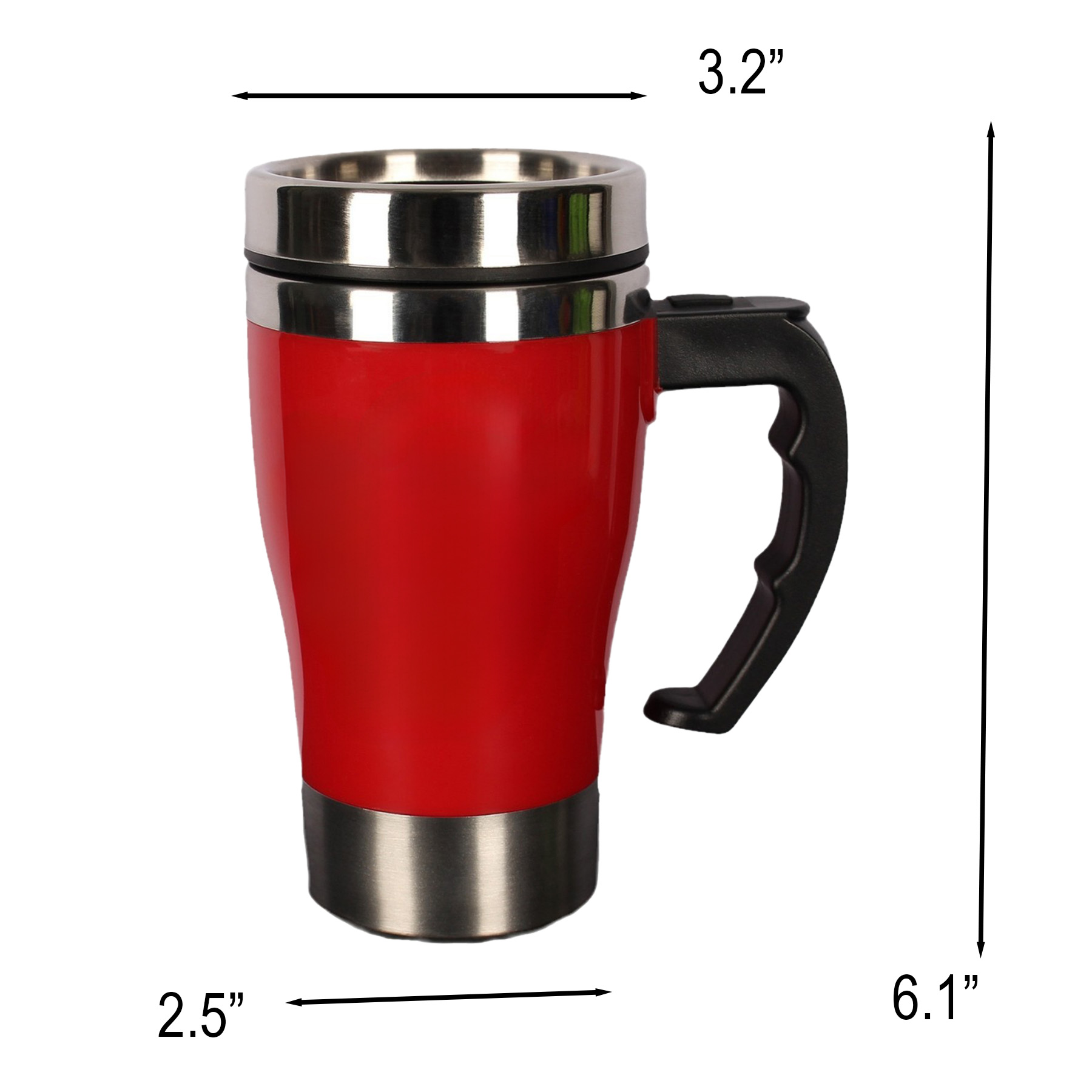 450 Ml Automatic Stainless Steel Self Stirring Coffee Mug - Image 2