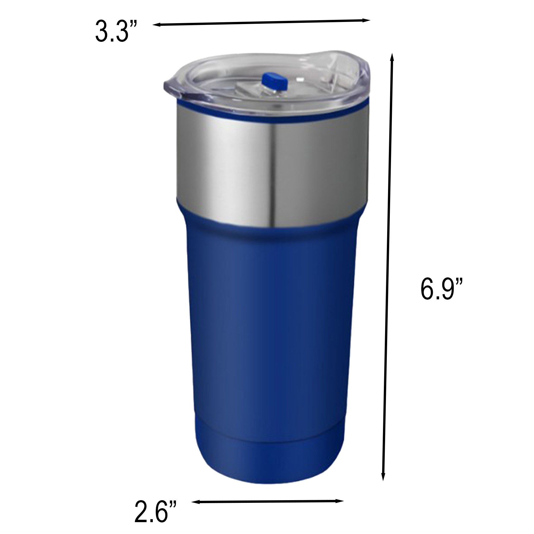 20 Oz 590ML Double Wall Stainless Steel Insulated Tumbler - Image 2
