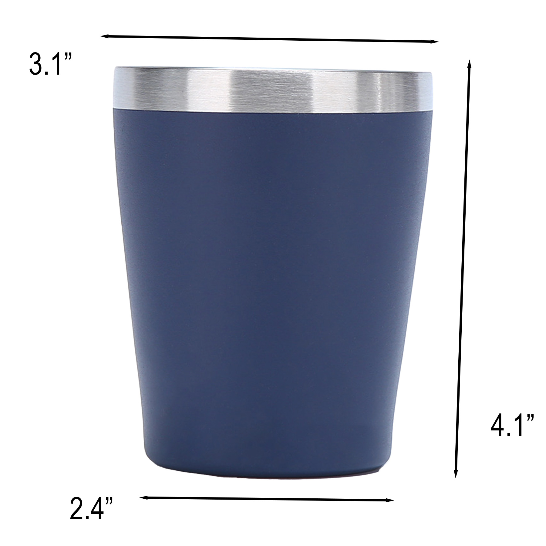 8 Oz Stainless Steel Double Wall Tumbler Cups - Image 2