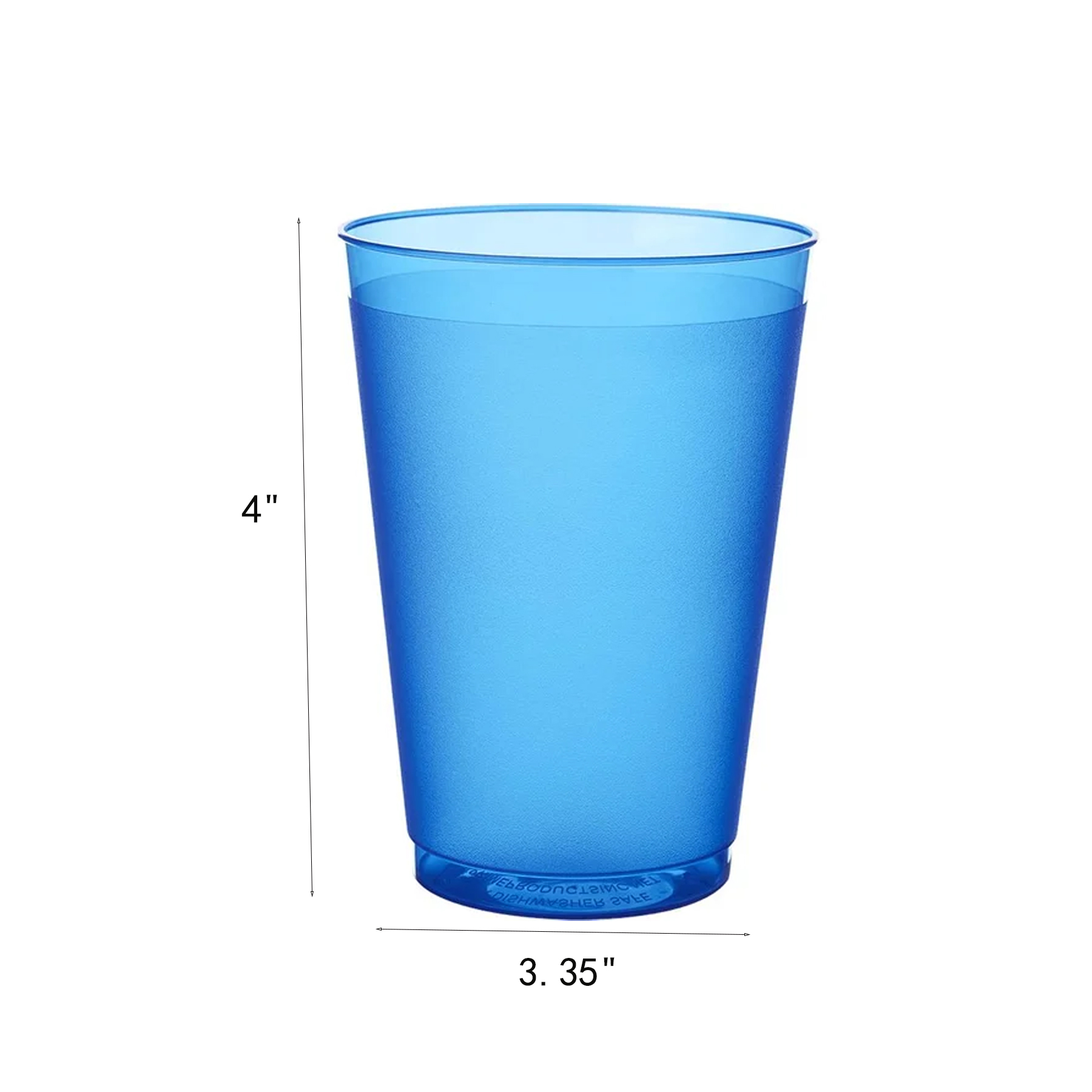 Flexible Frosted 12 Oz Stadium Cup For Event Drinks - Image 2