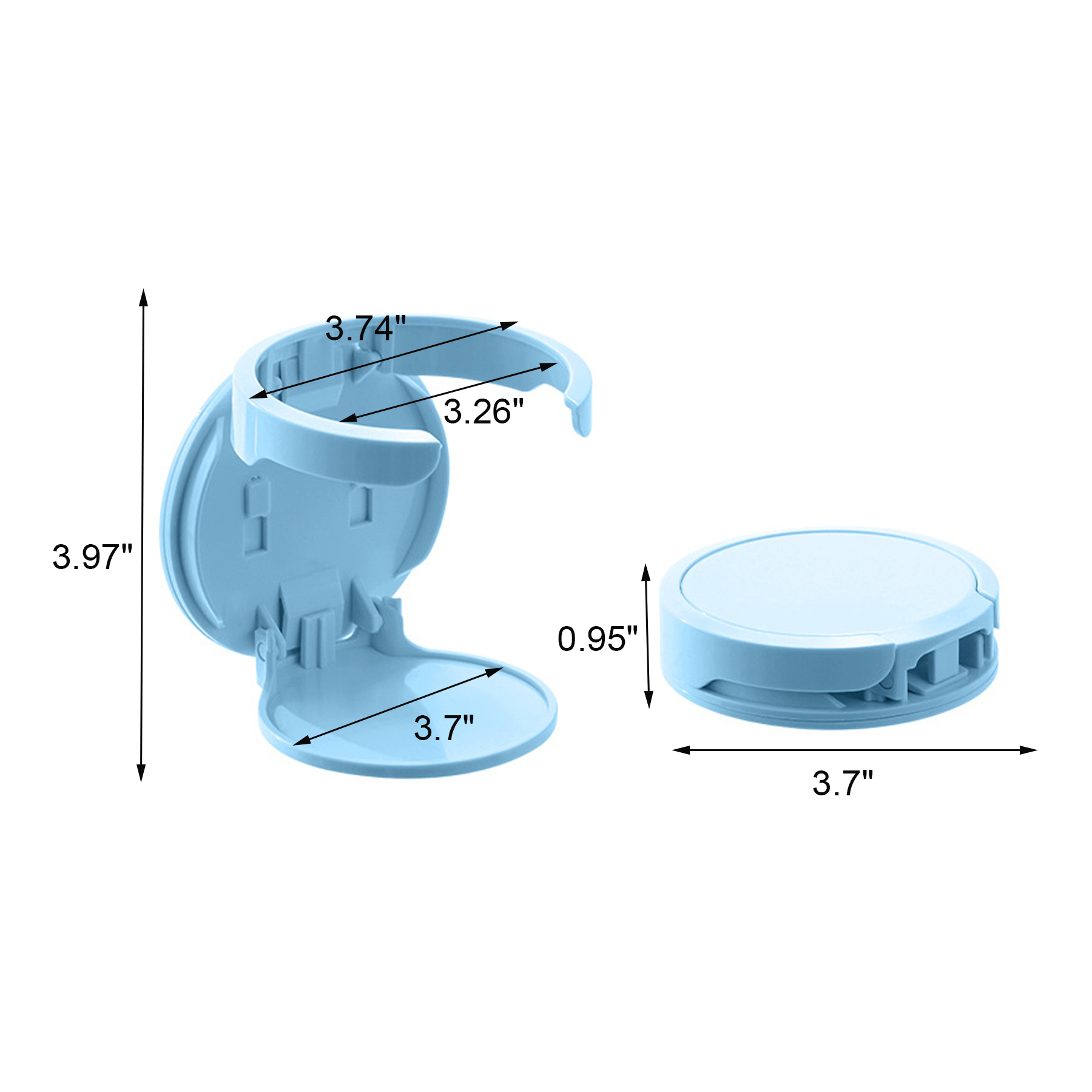 Foldable Wall Mounted Cup Holder For Small Spaces - Image 2