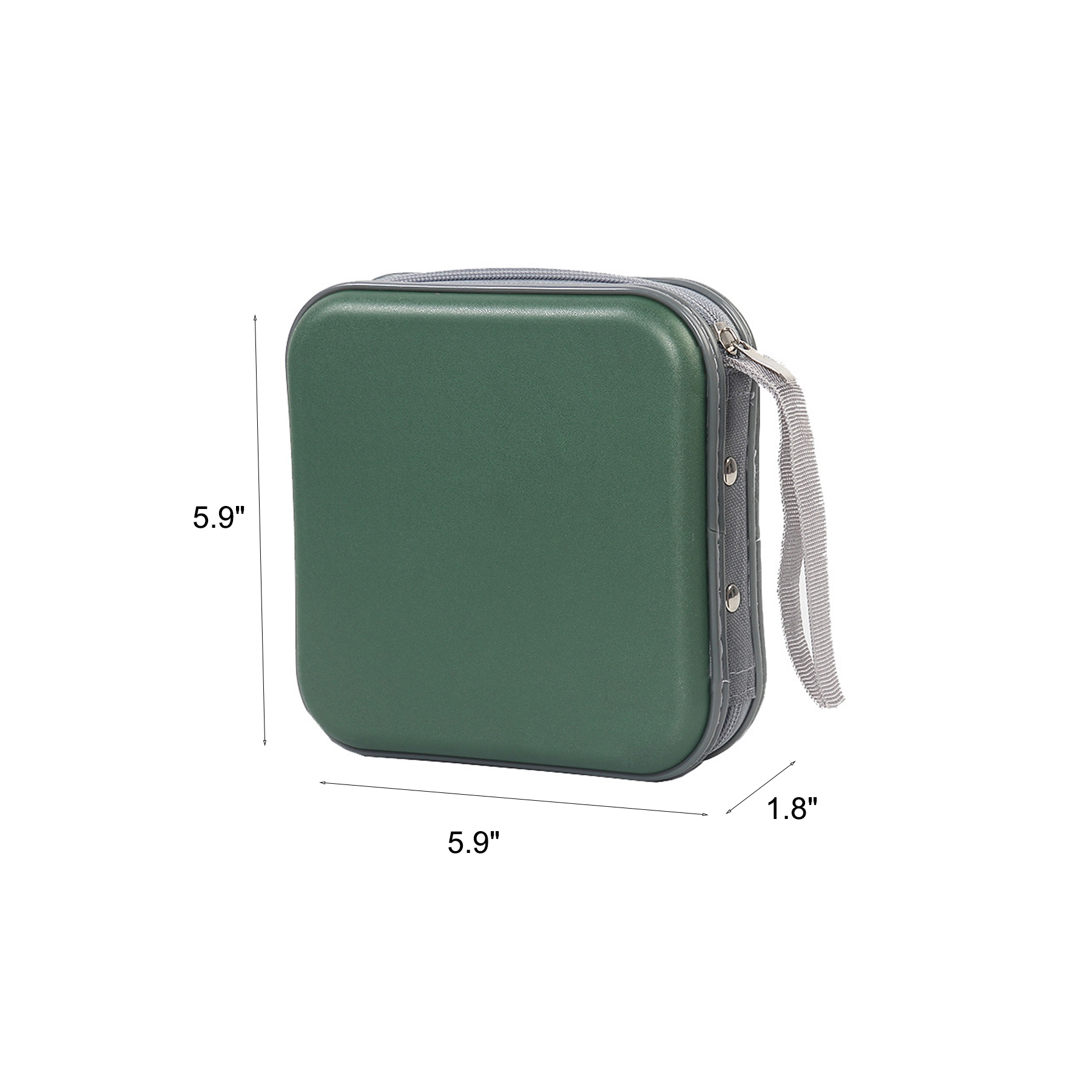 Compact 40 Disc Oxford CD DVD Storage Wallet With Handle - Image 2