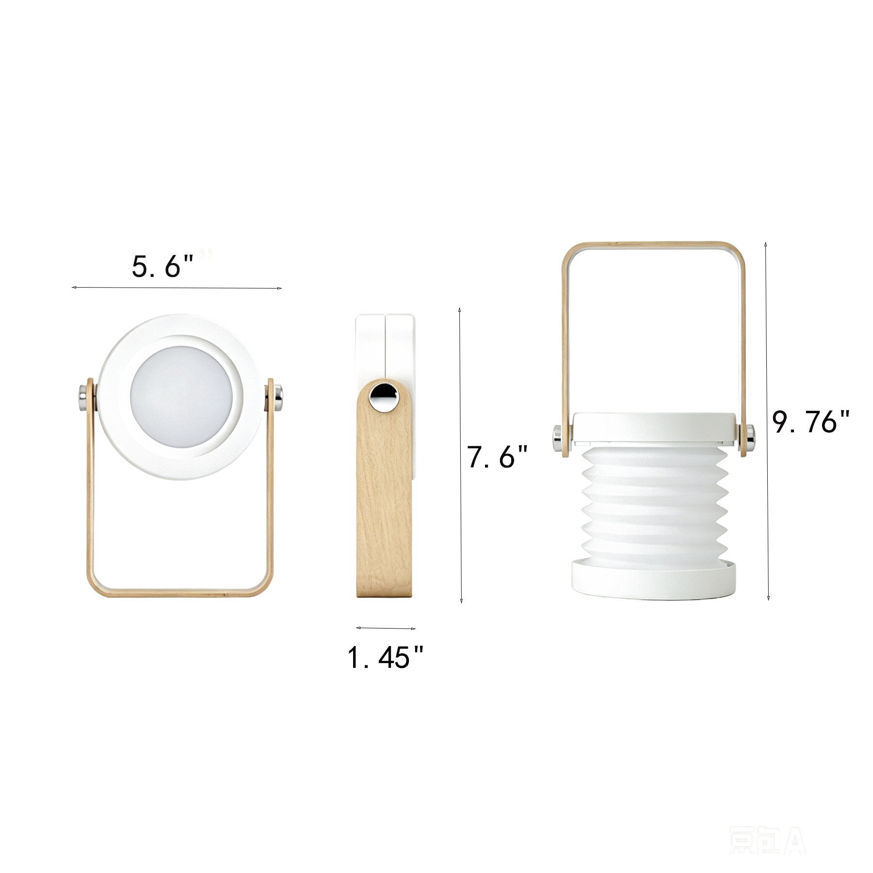 Rechargeable Folding LED Lantern Lamp For Camping - Image 2