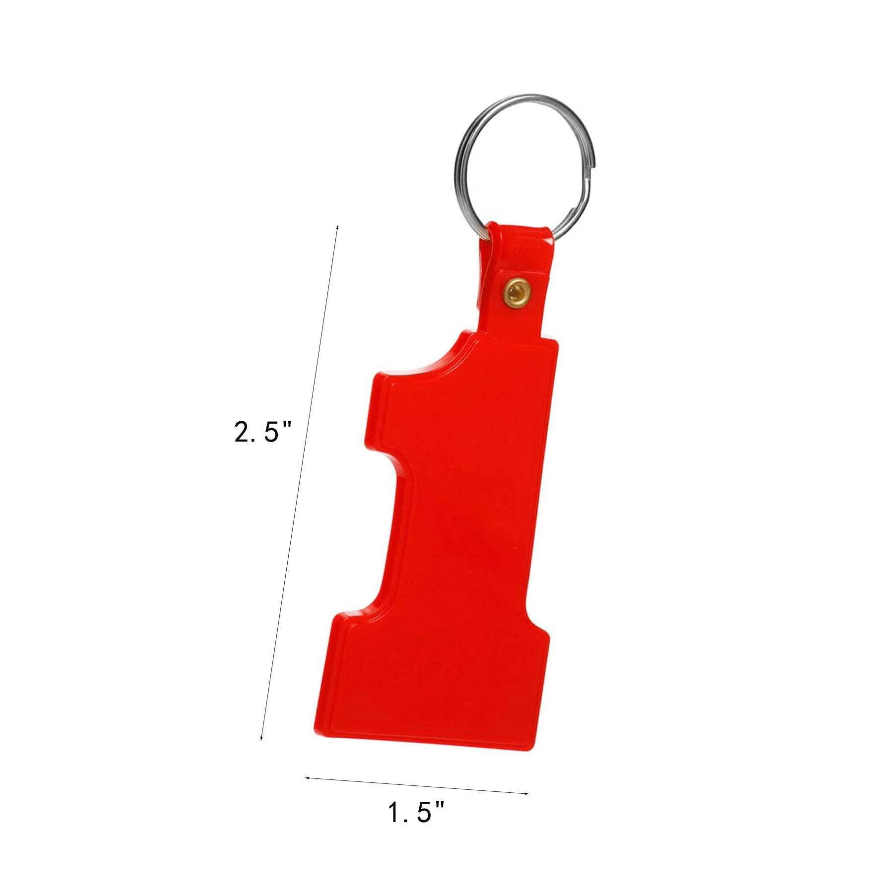 Number One Soft Plastic Keychain For Award Events - Image 2