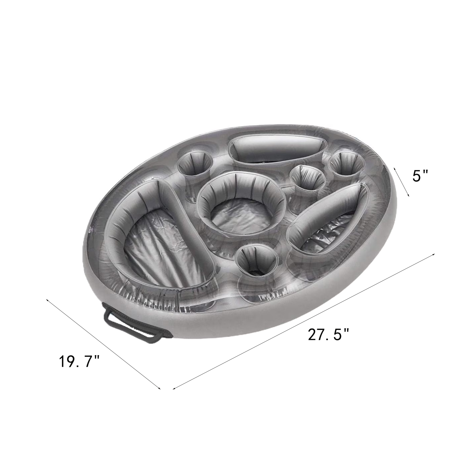 Inflatable Floating Snack Tray For Pool Party Drinks - Image 2