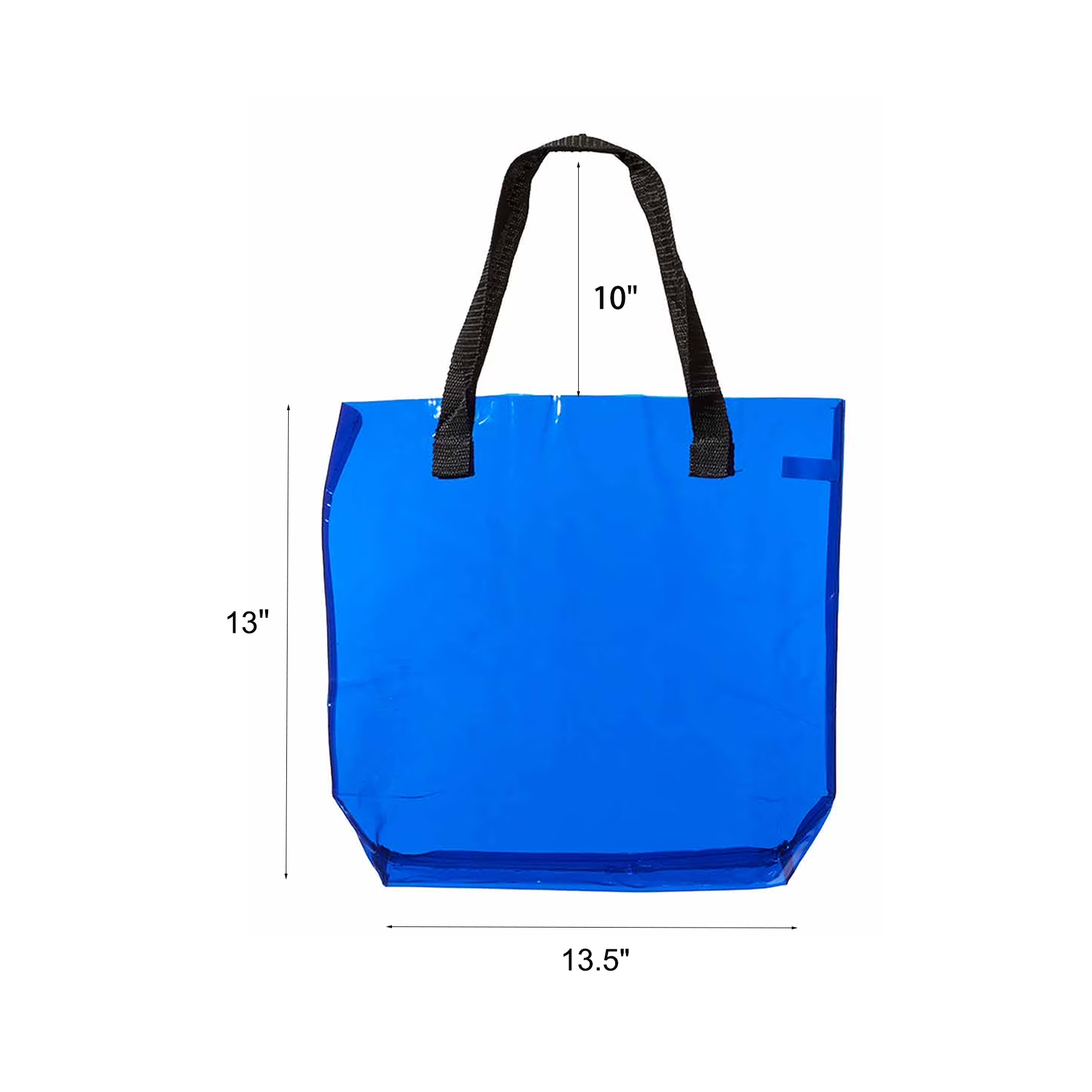 Clear PVC Beach Tote Bag For Stadium And Travel Use - Image 2