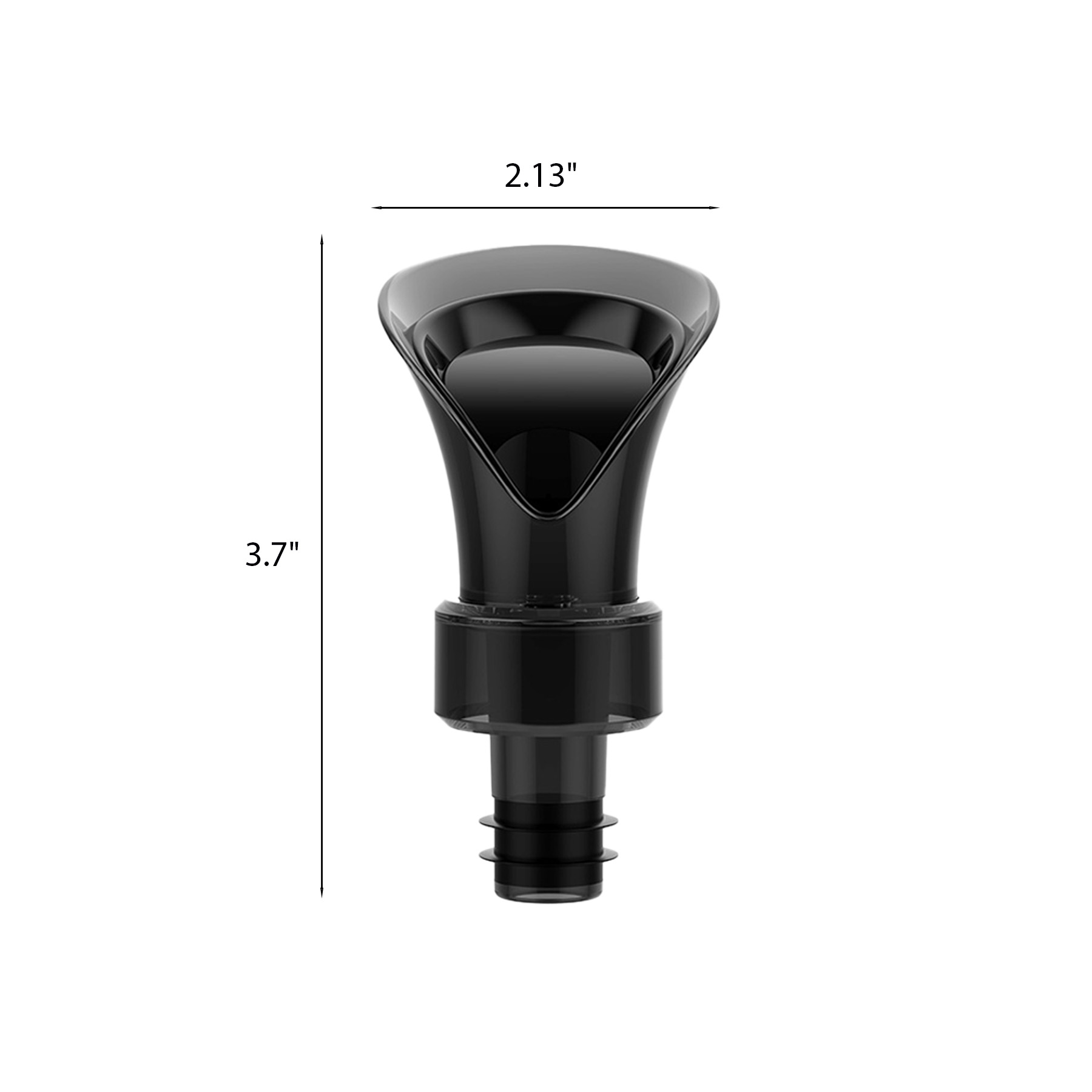 Flower-Shaped Wine Preserver Pourer With Bottle Stopper - Image 2