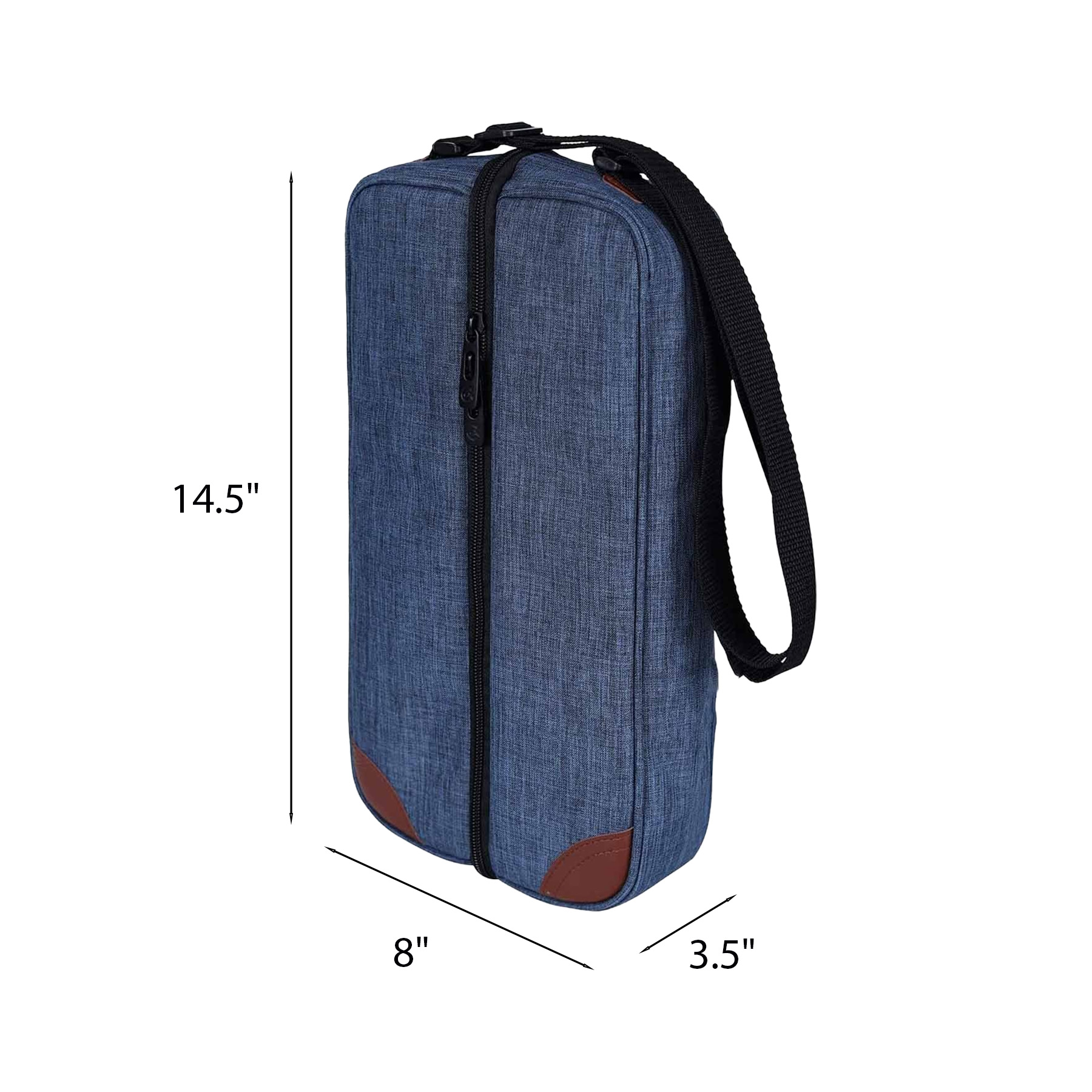 Insulated Two Bottle Wine Tote With Picnic Accessories - Image 2