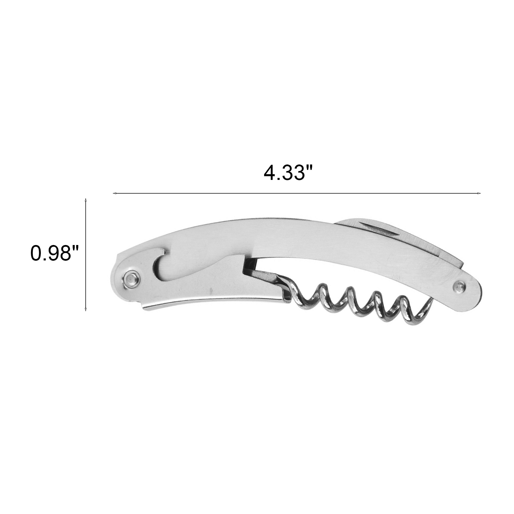 Portable 3-in-1 Wine Opener Corkscrew With Foil Knife - Image 2