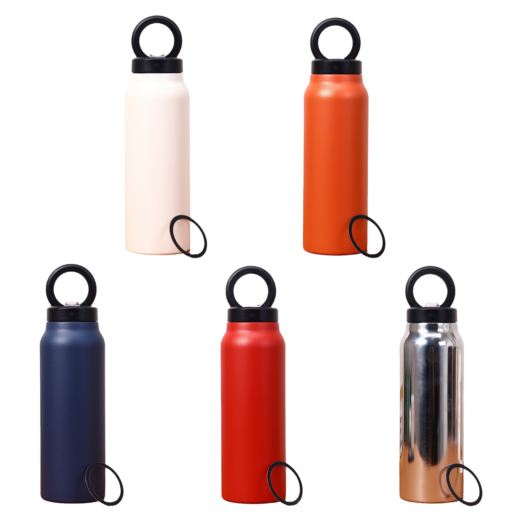 24 Oz Insulated Water Bottle With Magnetic Phone Mount - Image 3