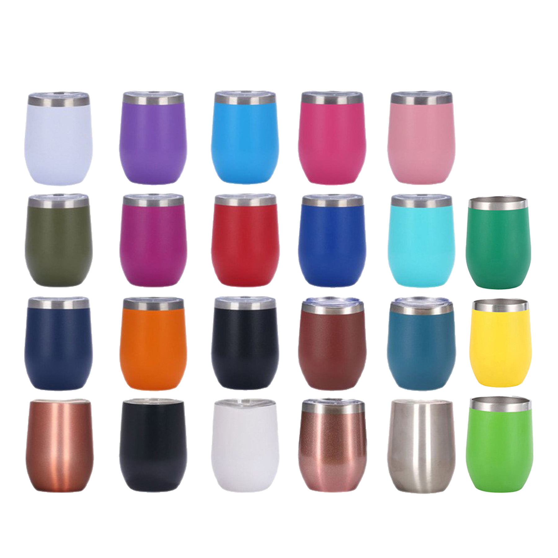 12 Oz Stainless Steel Insulated Stemless Wine Tumbler - Image 3