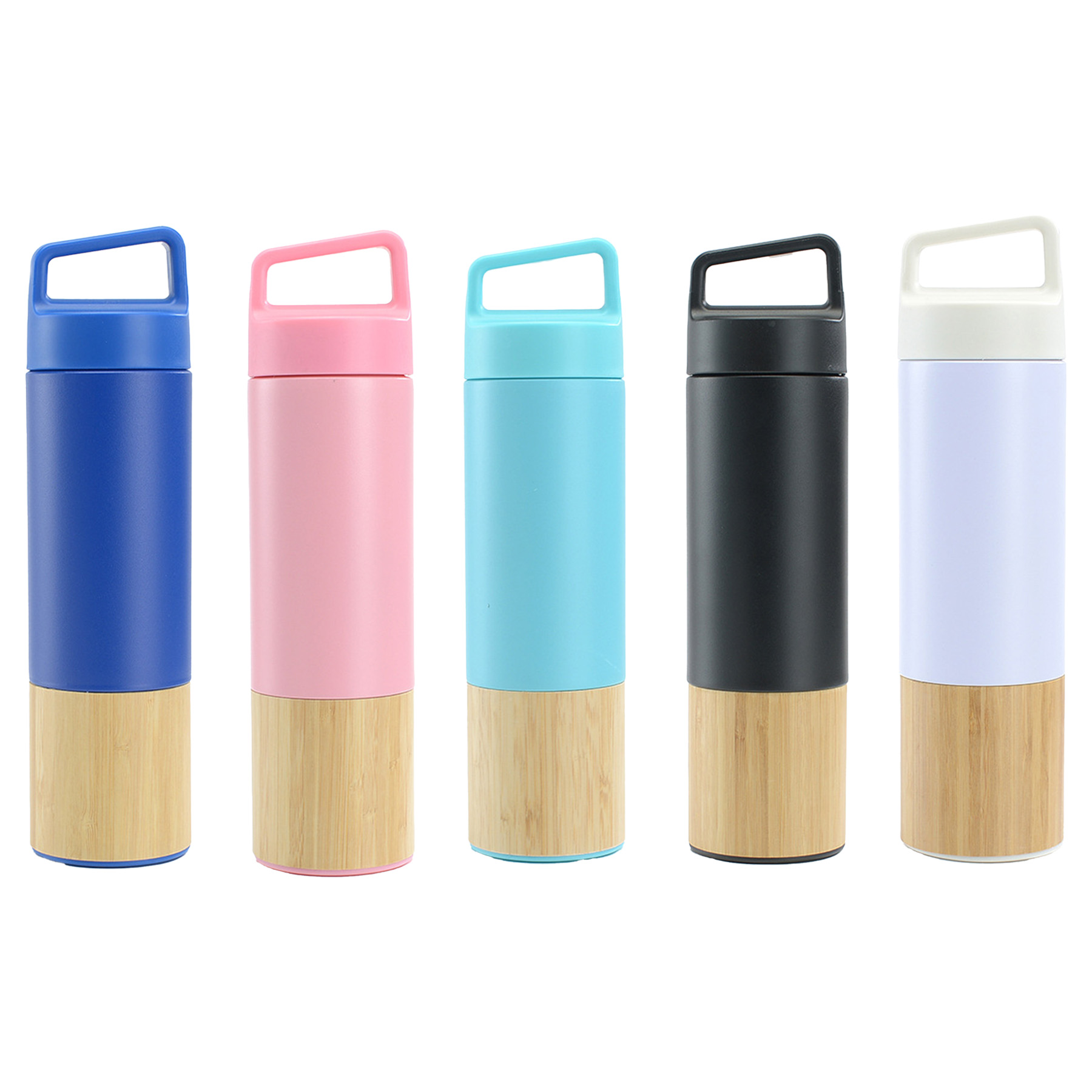 20 Oz Stainless Steel Insulated Tumbler With Bamboo Base - Image 3